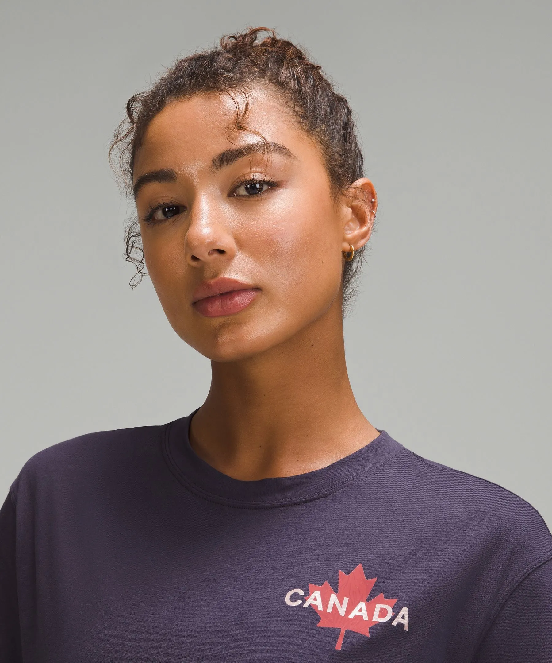 lululemon athletica Team Canada Women's Cotton Jersey Graphic T-Shirt *CPC Logo | Long Sleeve Shirts