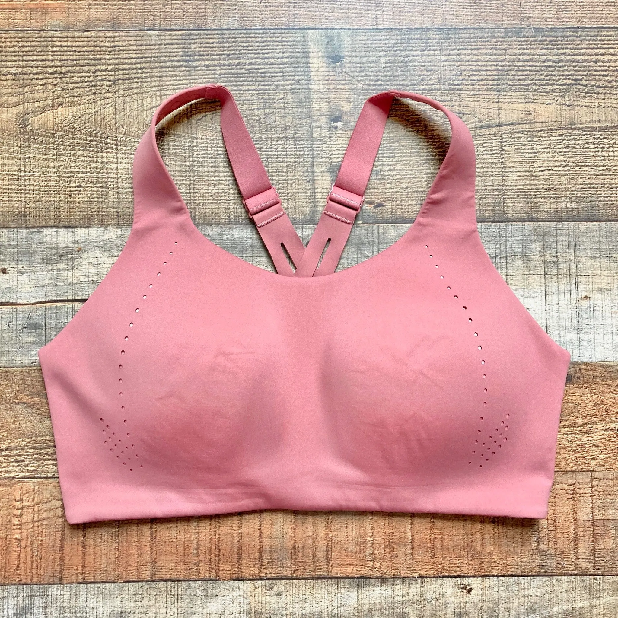 Lululemon Pink Padded Air Support Bra- Size 38D