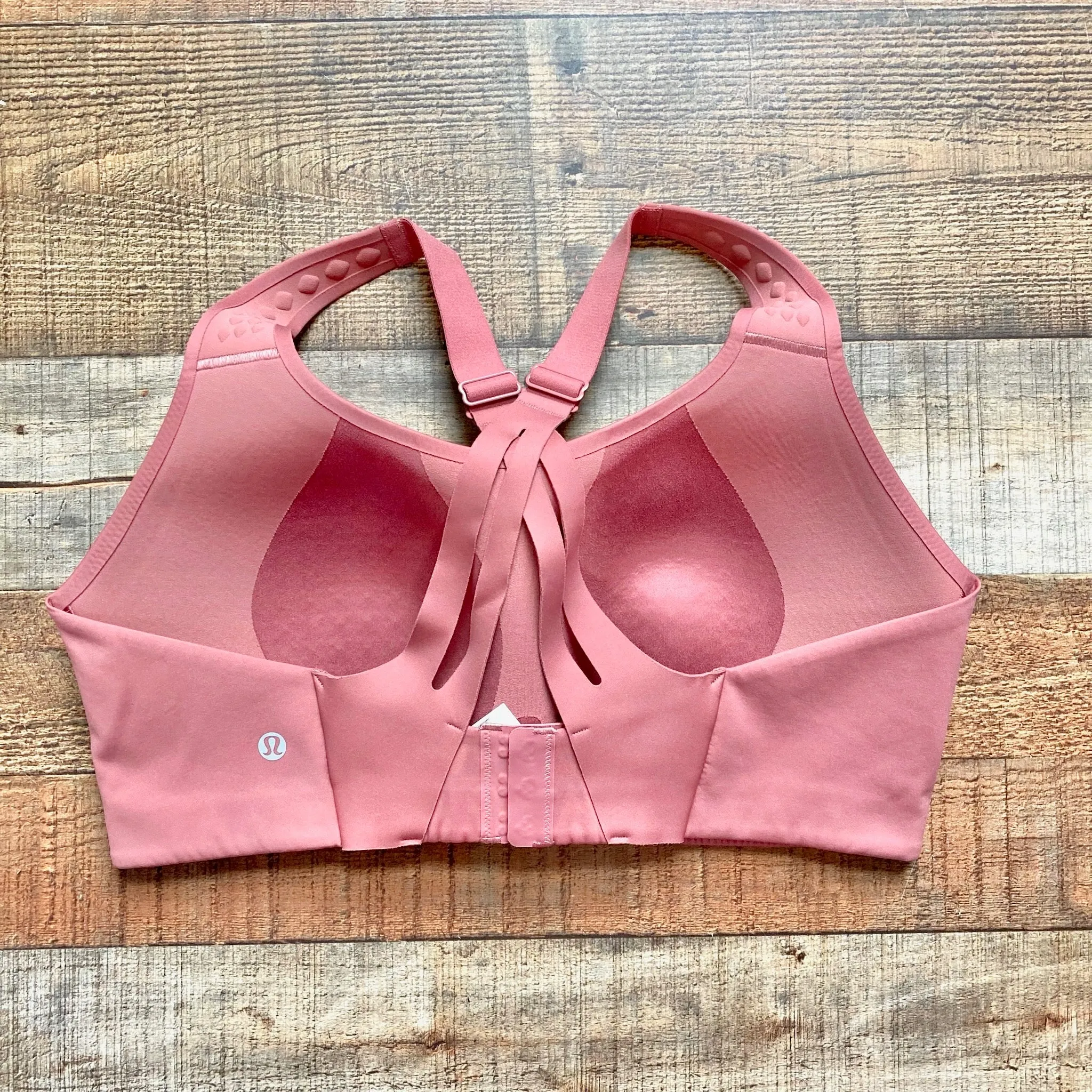 Lululemon Pink Padded Air Support Bra- Size 38D