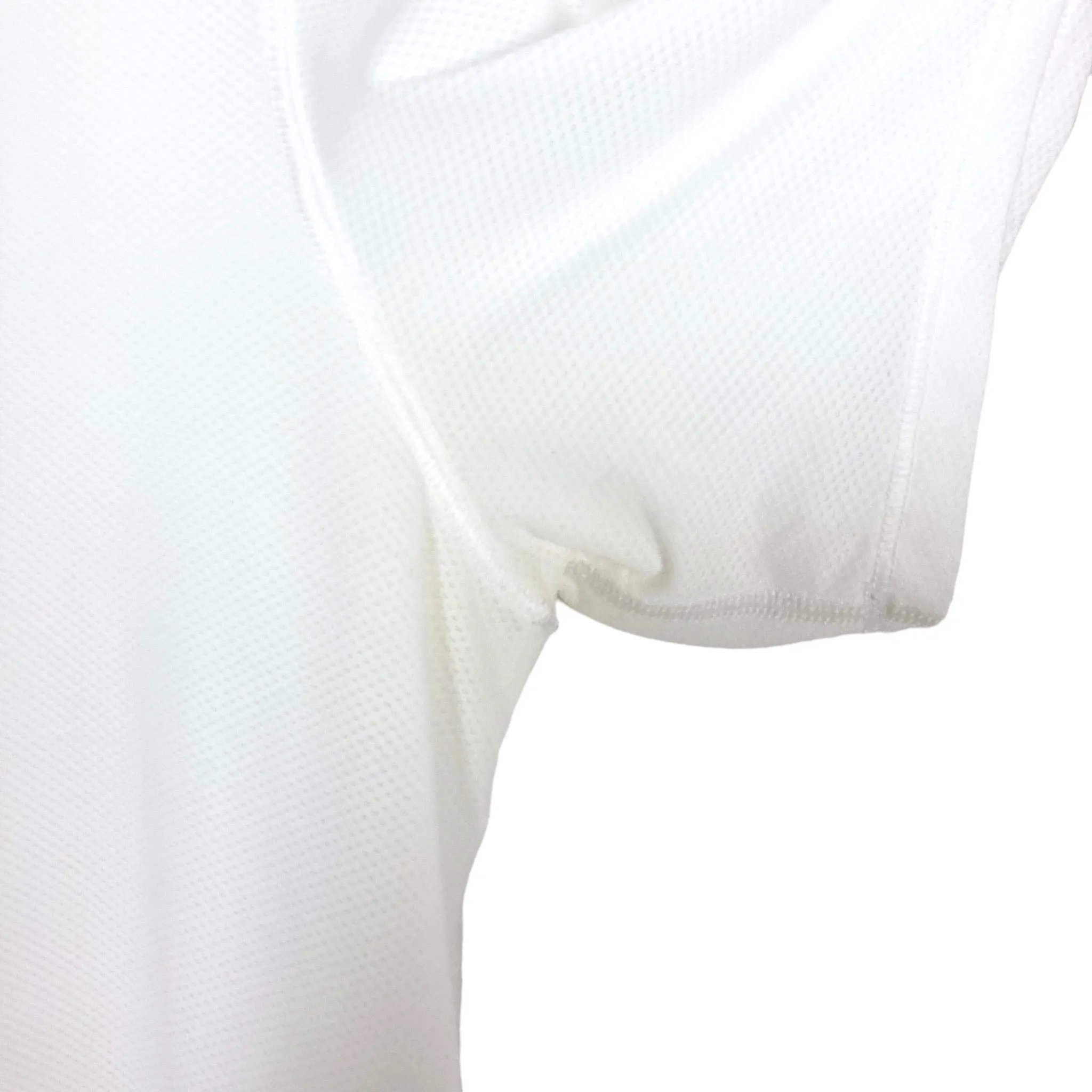 Lululemon White Mesh Back Reflector Dot Top- Size ~M (see notes)