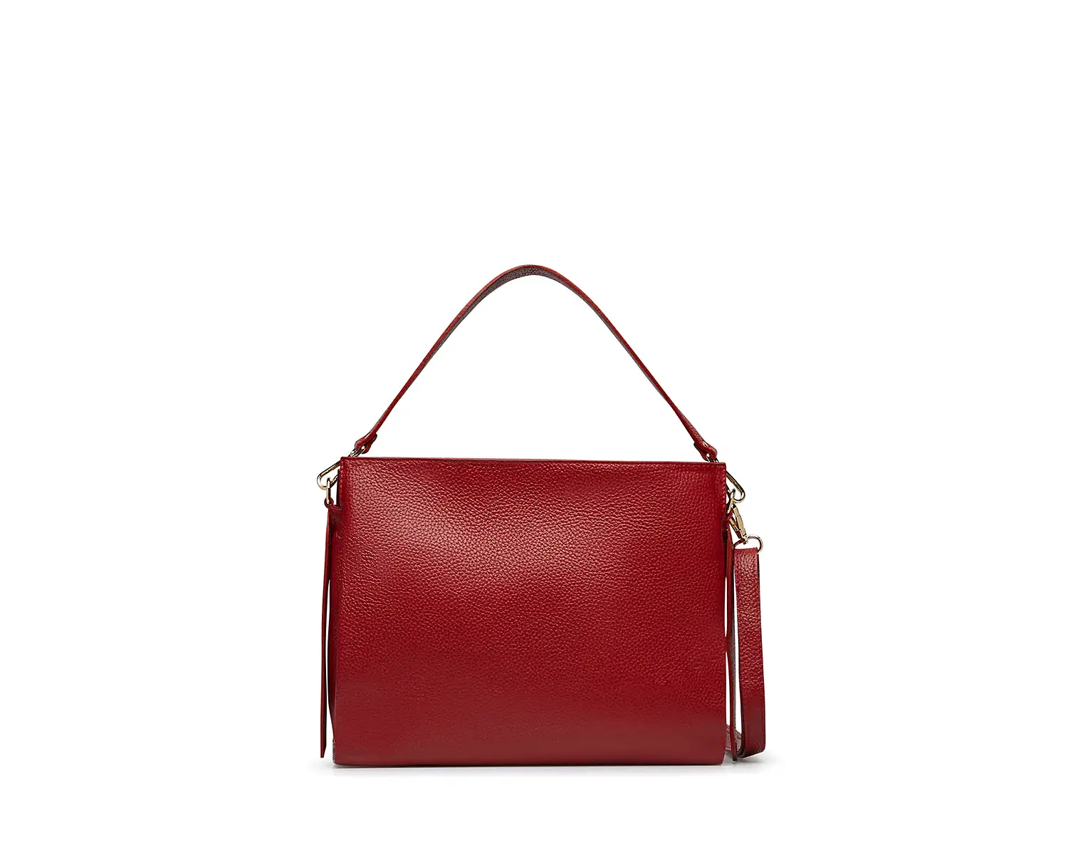 MARCO MOREO  Red Leather Shoulder  Bag