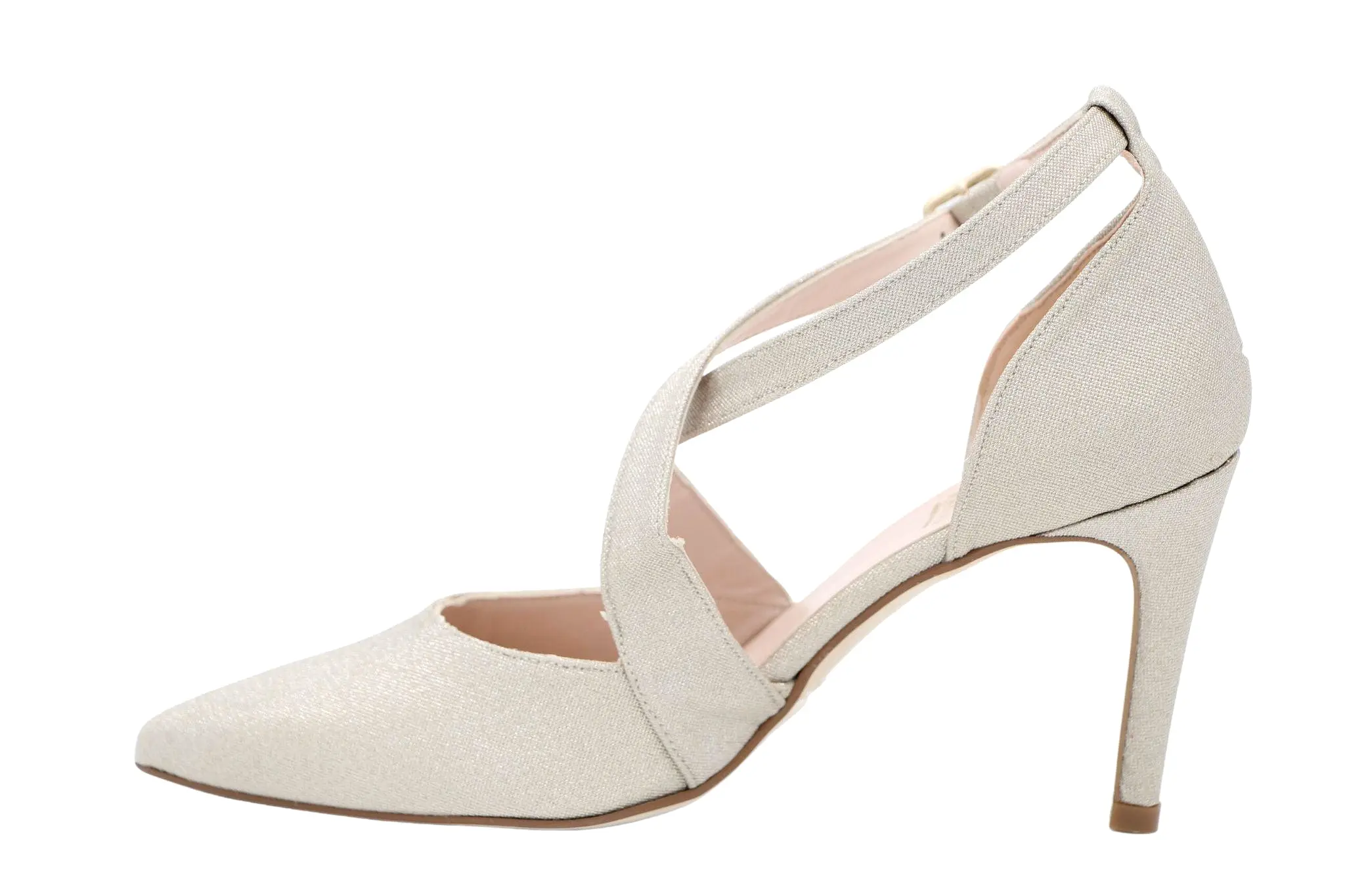 Marian Gold Shimmer Pointed toe Shoe