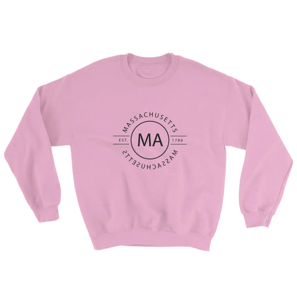 Massachusetts - Crewneck Sweatshirt - Reflections