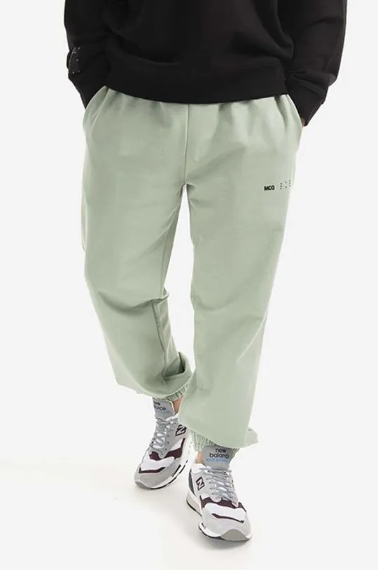 MCQ cotton joggers green color