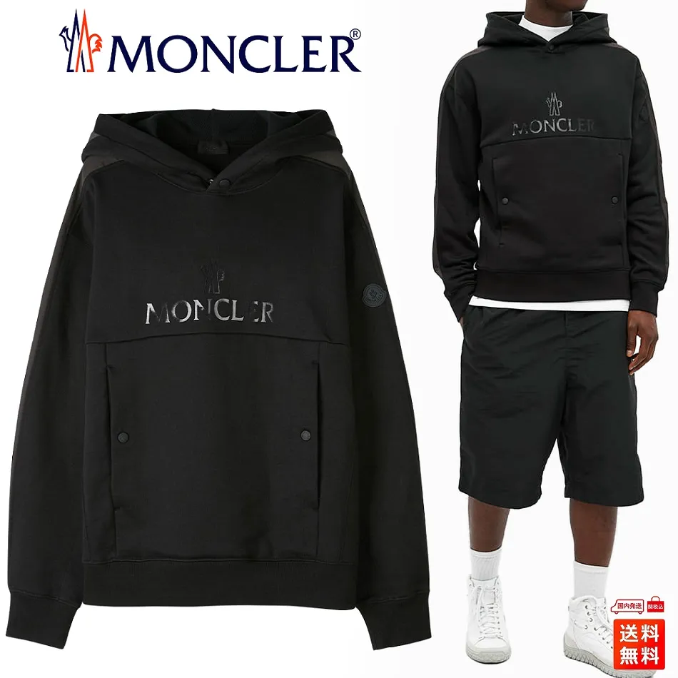 MONCLER  |Long Sleeves Cotton Logo FX Advantage / Exclusive Hoodies