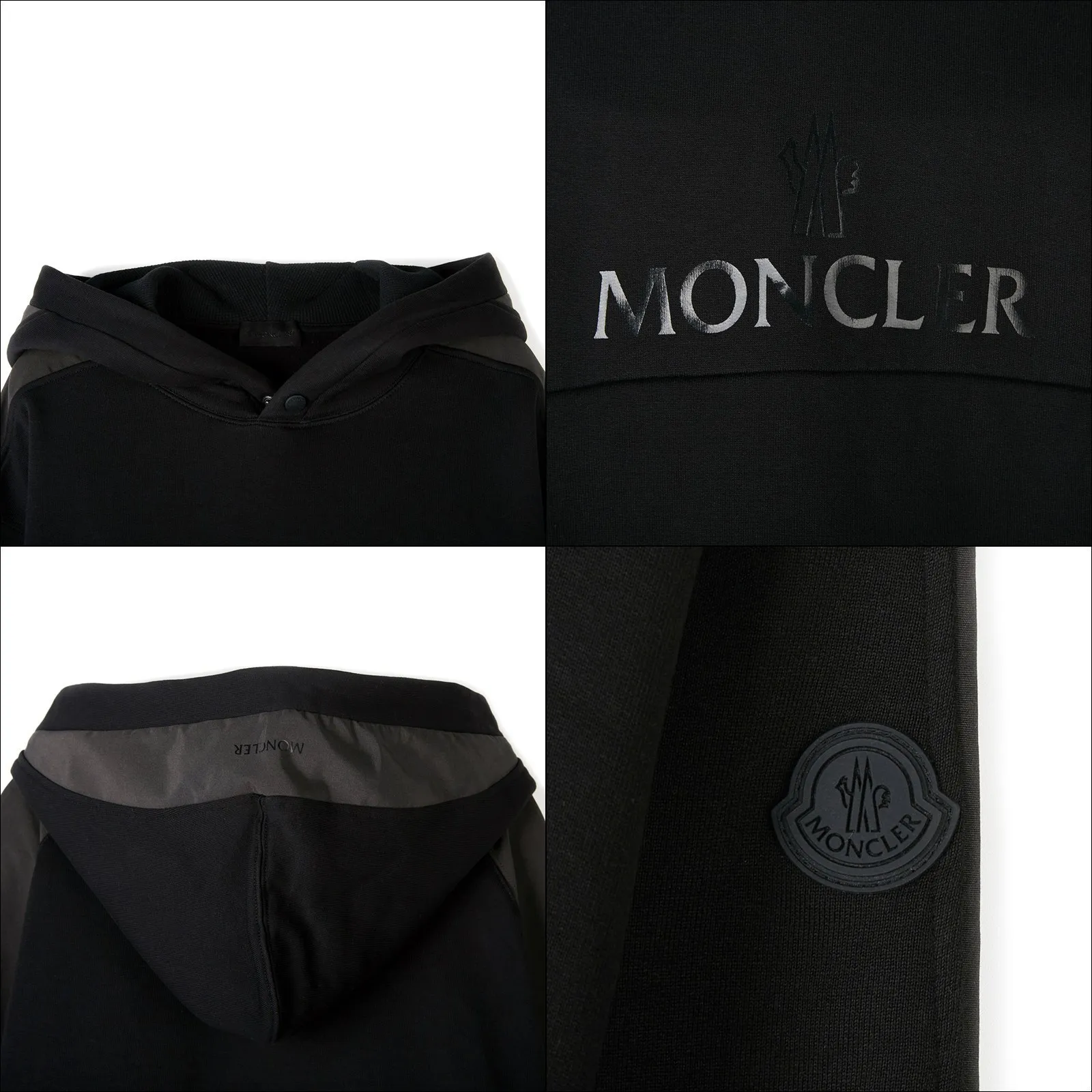 MONCLER  |Long Sleeves Cotton Logo FX Advantage / Exclusive Hoodies