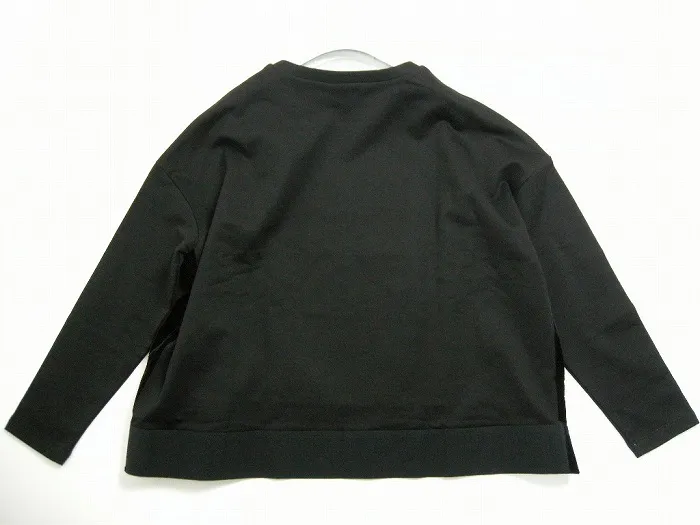 MONCLER  |Size XS-S◆ MONCLER Box Logo Oversized Sweatshirt Black Women