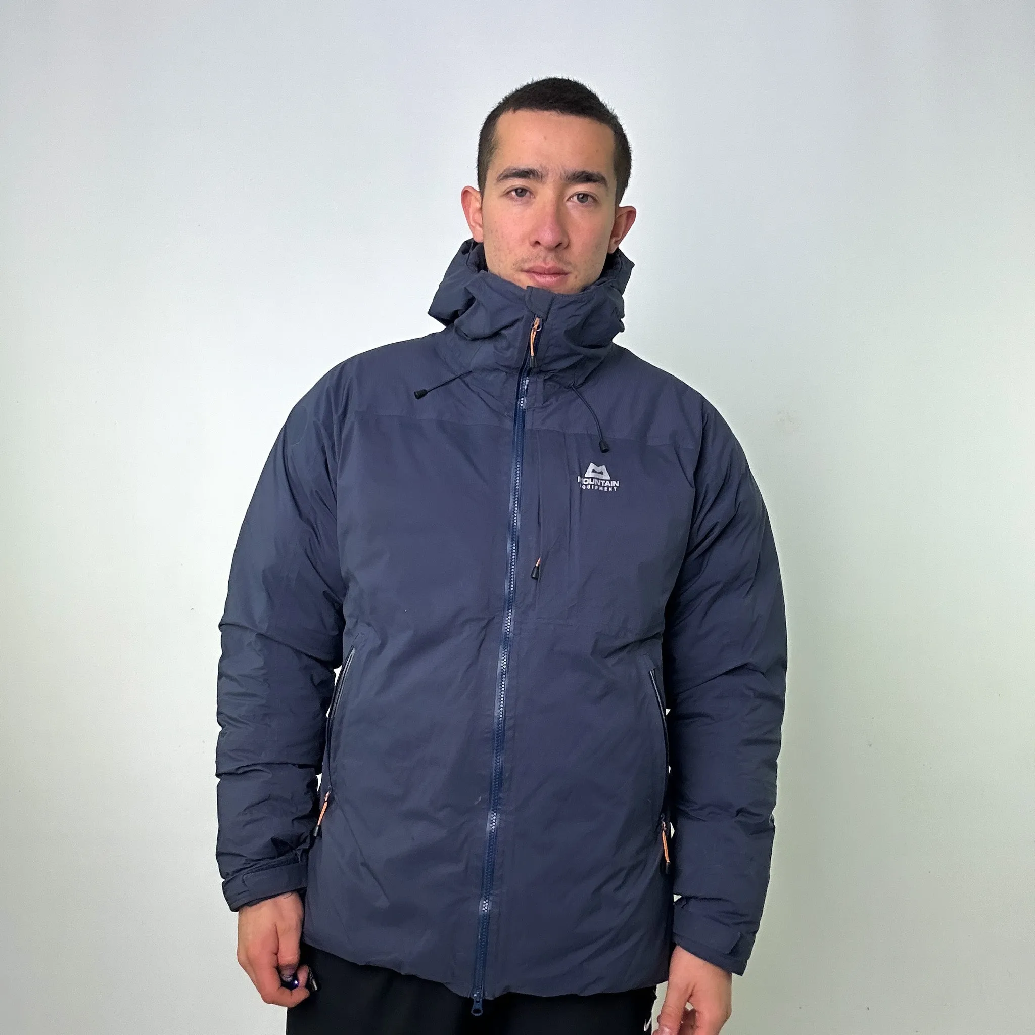 Navy Blue 90s Mountain Equipment Puffer Jacket Coat (XL)