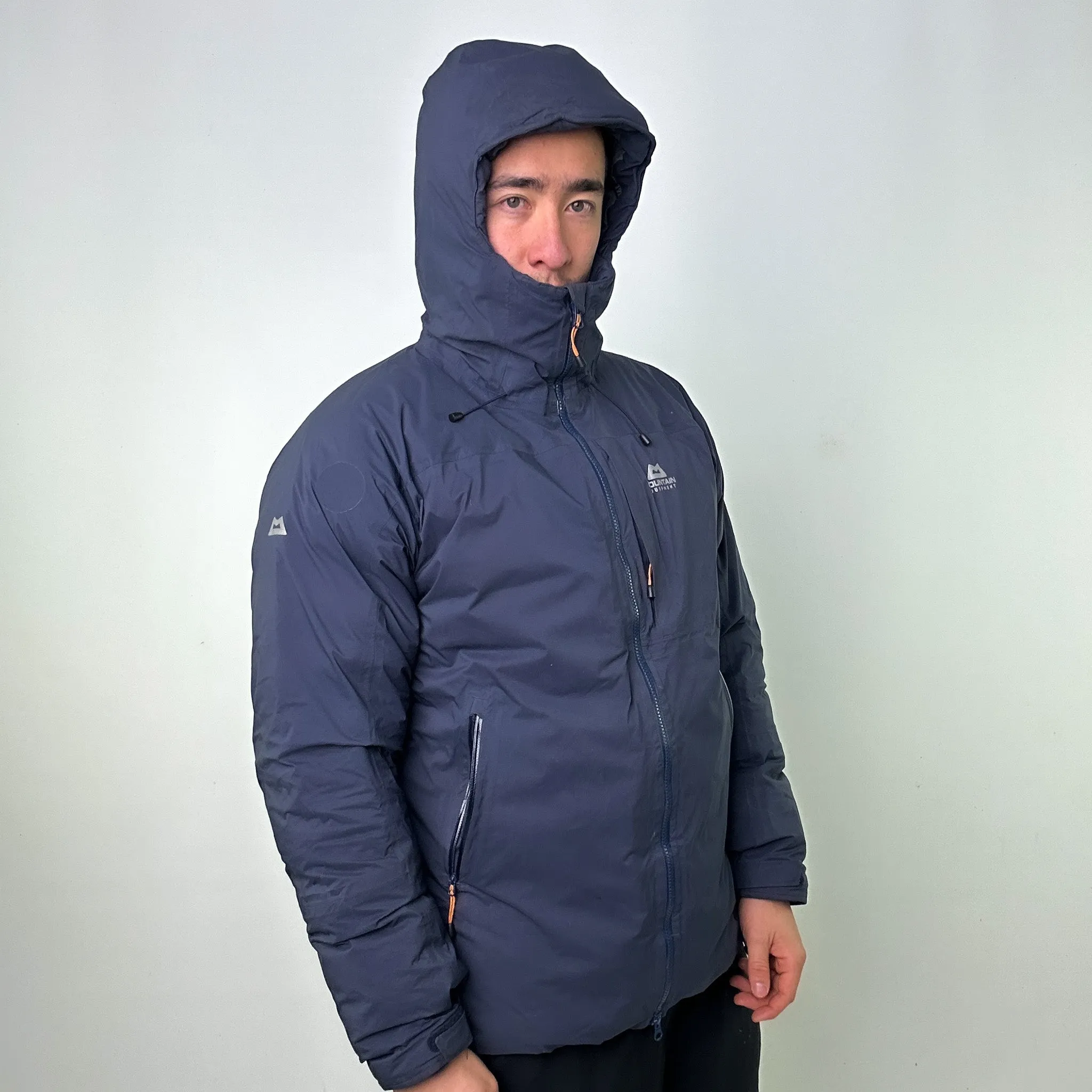 Navy Blue 90s Mountain Equipment Puffer Jacket Coat (XL)