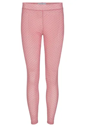 Nilla Leggings | Rose Red Dot | Mesh leggings fra Liberté Essentiel