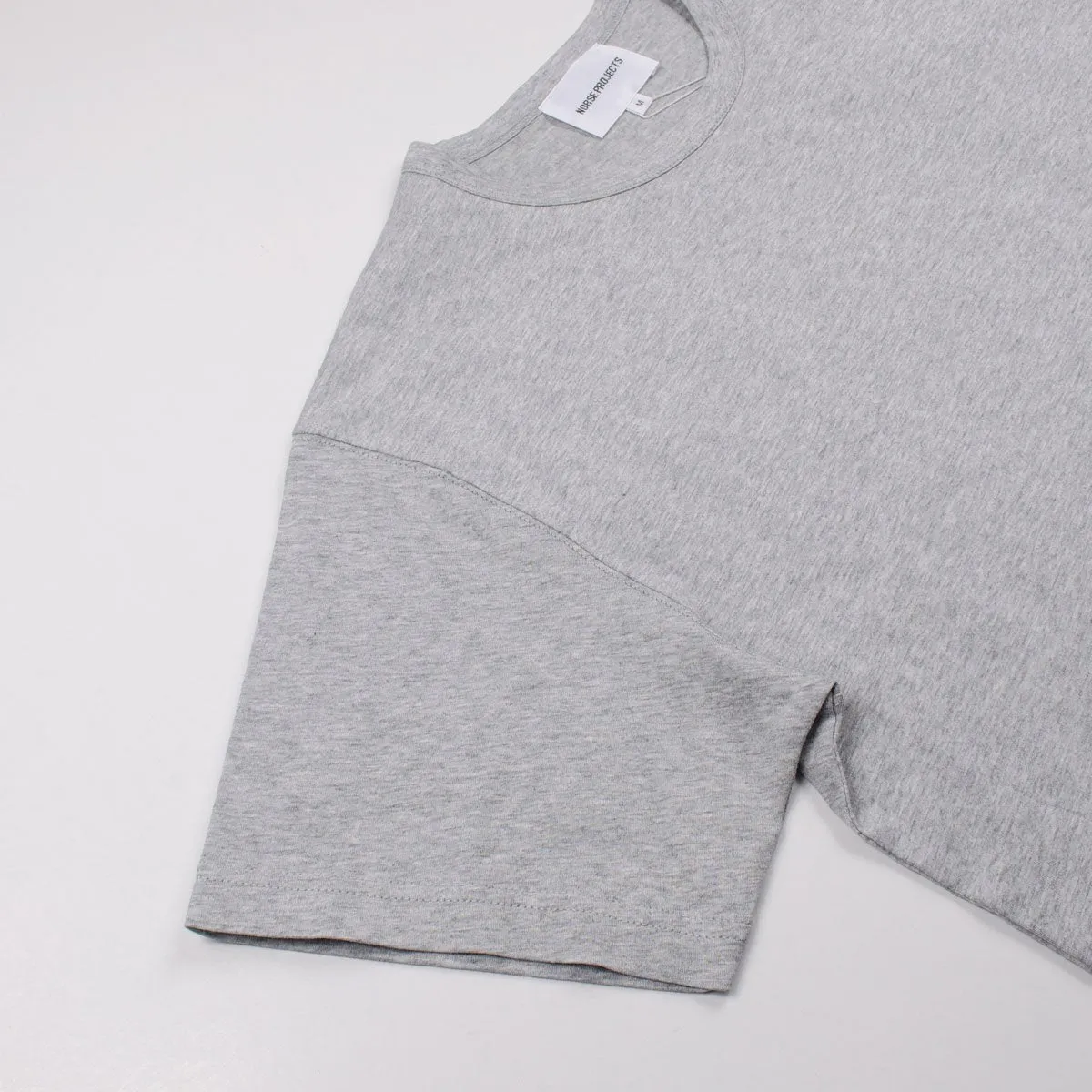 Norse Projects - Jesper Mercerized T-shirt - Light Grey Melange