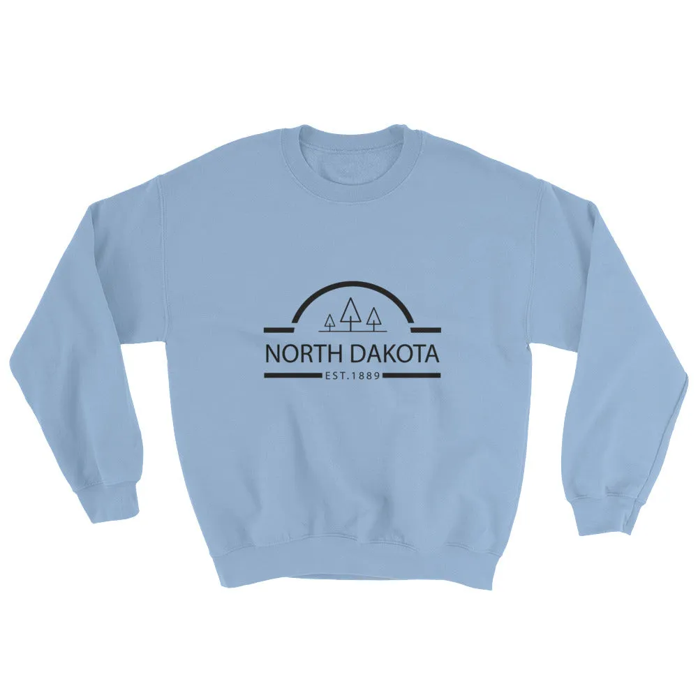 North Dakota - Crewneck Sweatshirt - Established