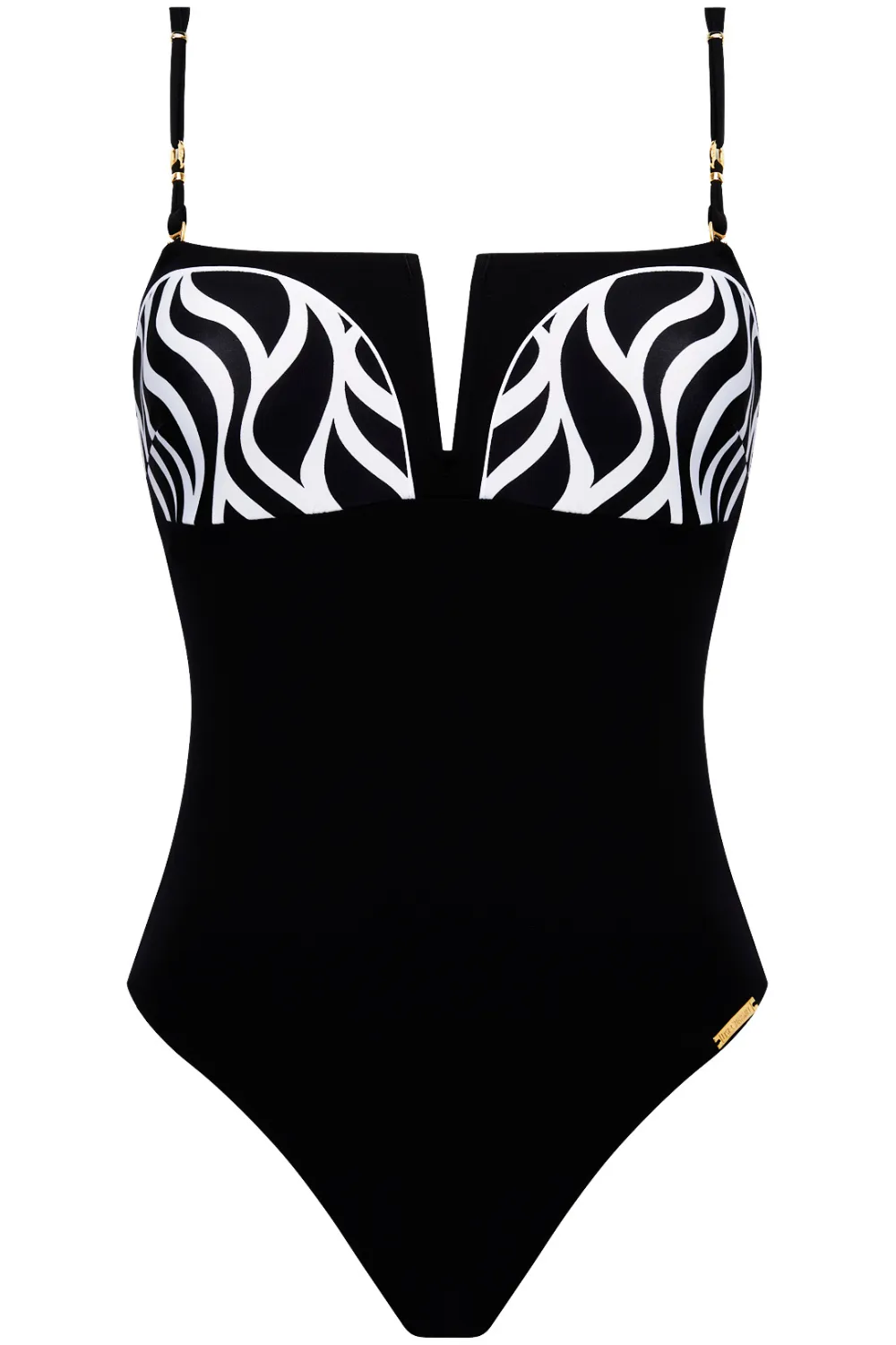 Ondes Marines Bandeau Swimsuit