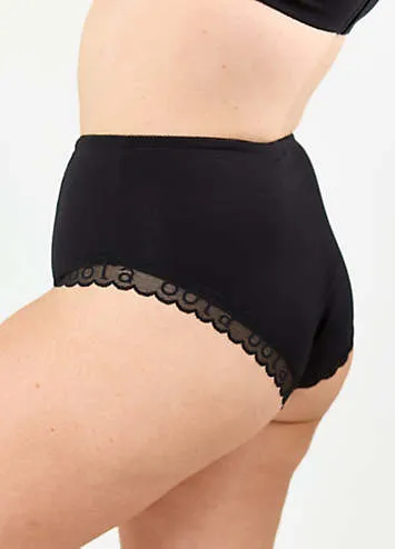 Oola Super Soft Cotton High Waist Support Knickers | Grattan