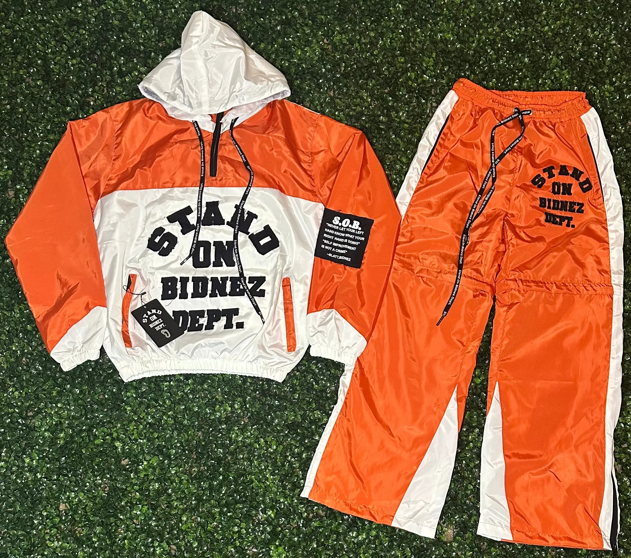 ORANGE 2 n 1 WINDBREAKER SET