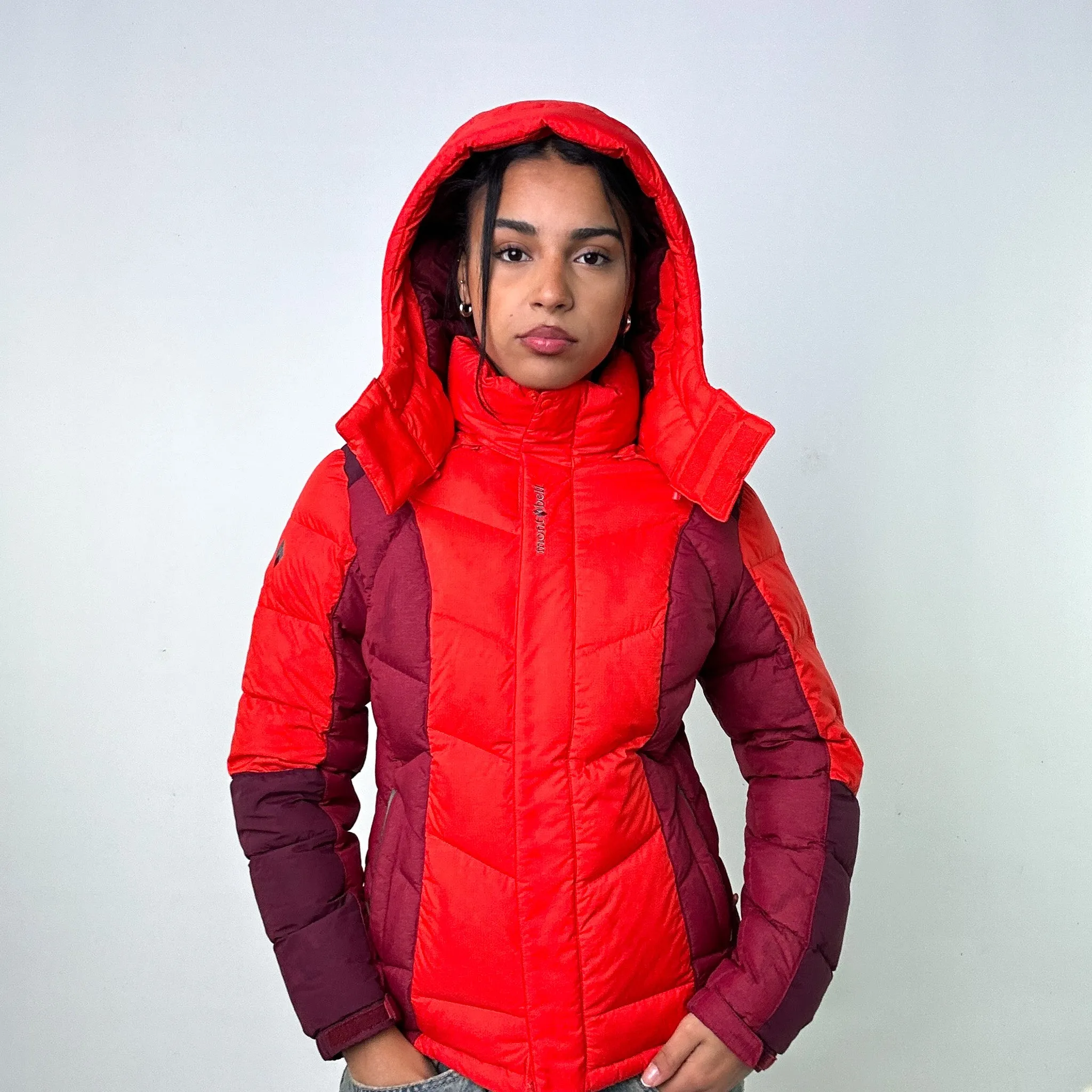 Orange y2ks Mont Bell Puffer Jacket Coat (L)