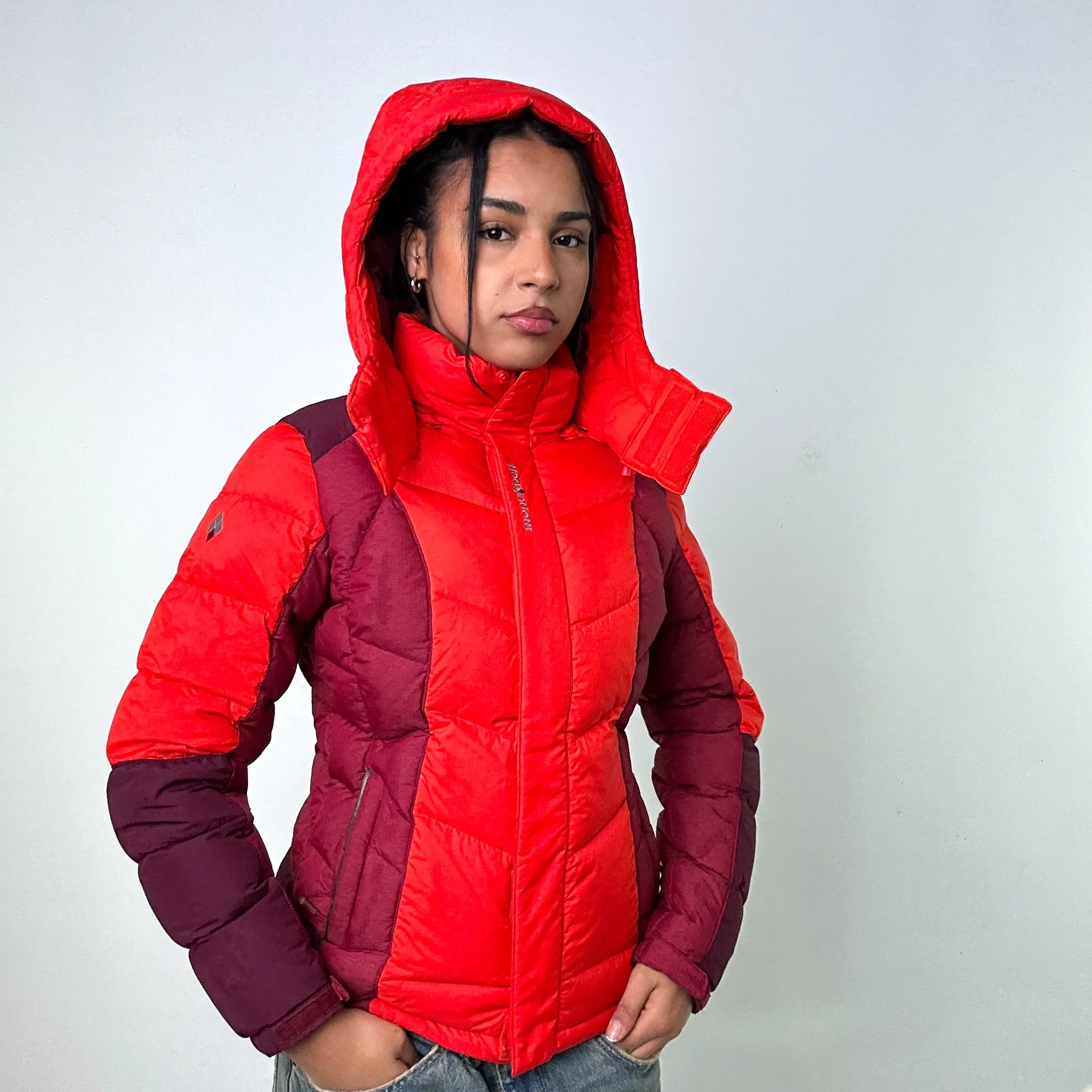 Orange y2ks Mont Bell Puffer Jacket Coat (L)