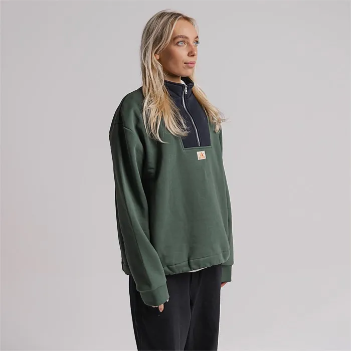 Panel Quarter Zip Pullover | Hoodies & Crews | Stirling Sports