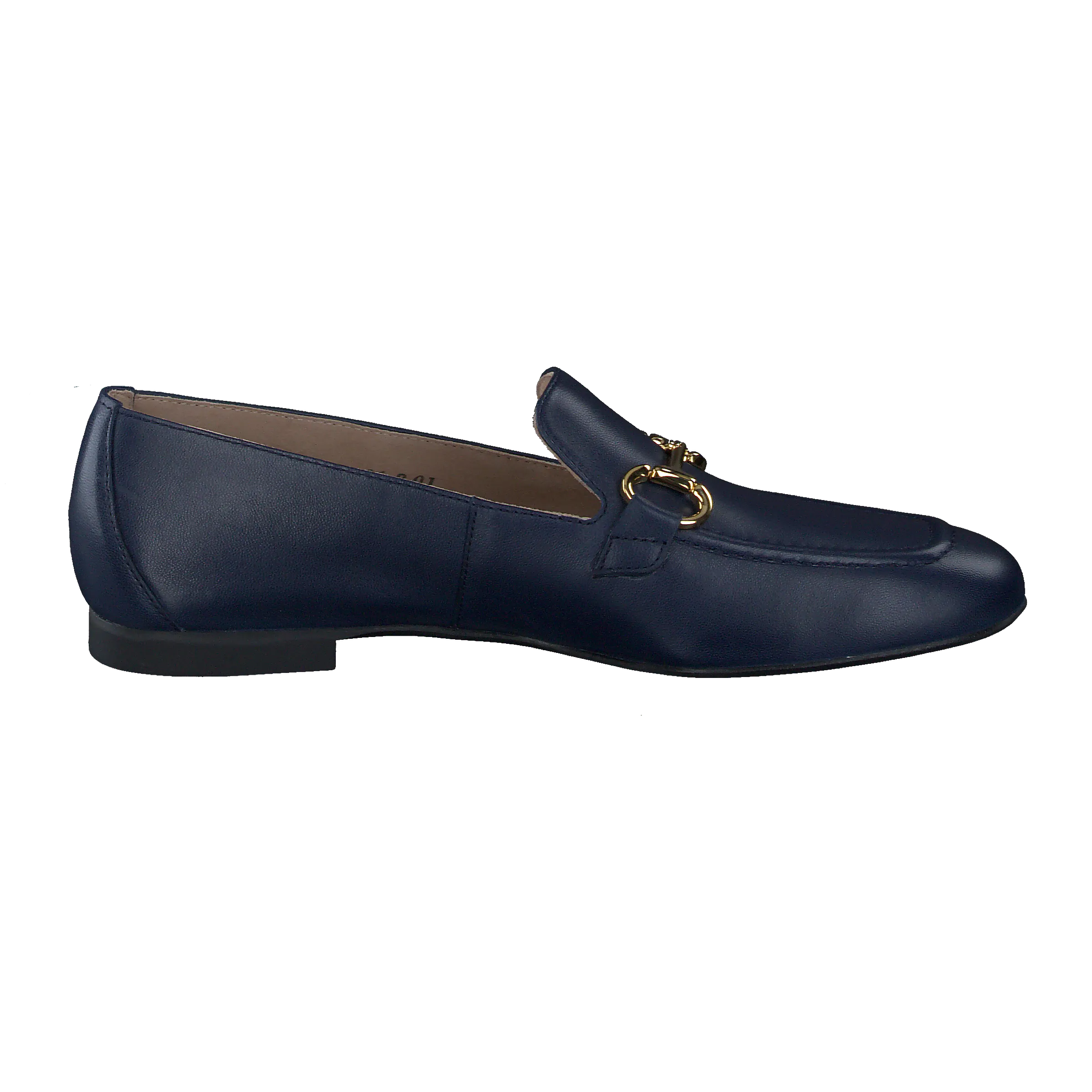 PAUL GREEN Navy Leather Loafer 2596