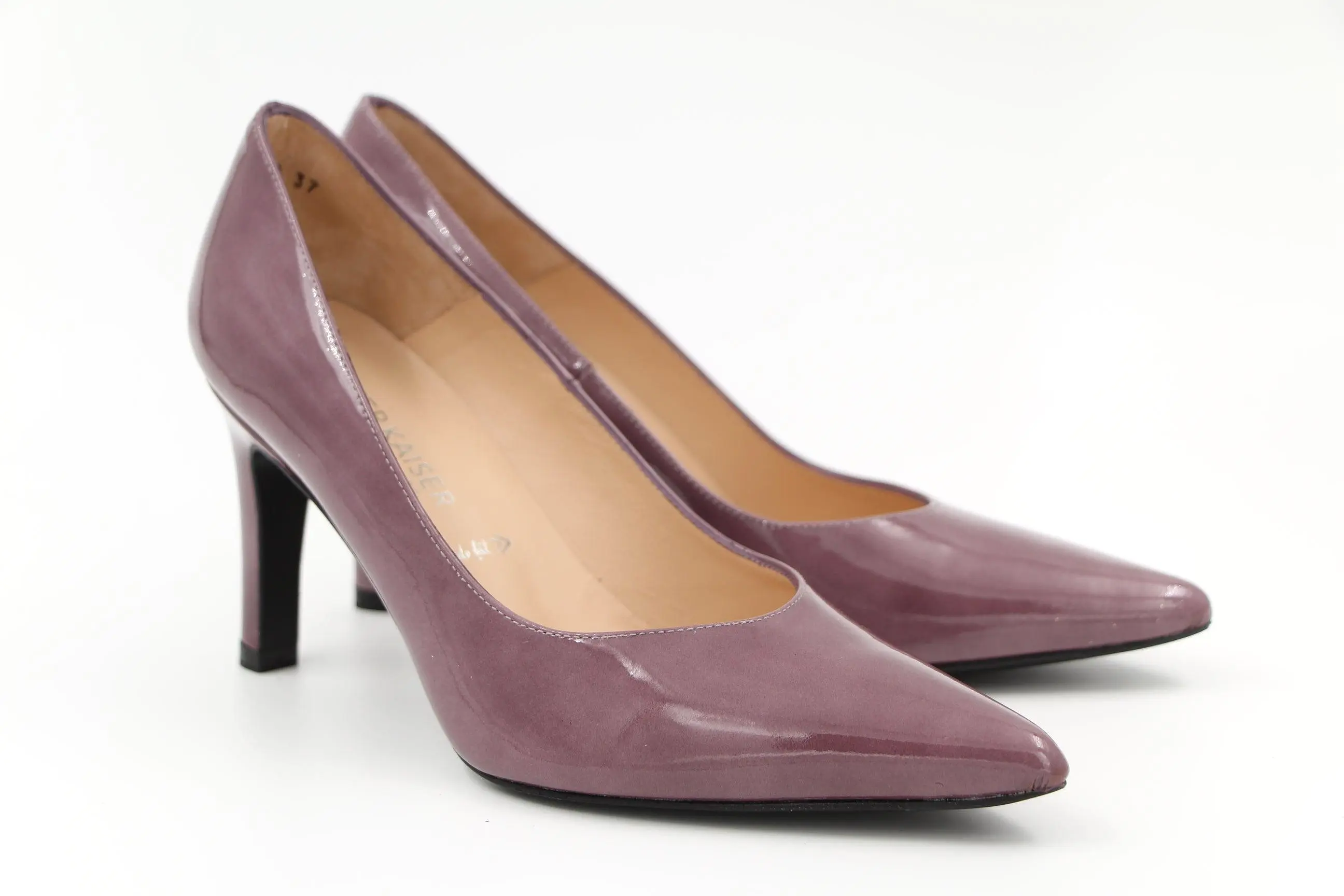 PETER KAISER Plum Patent Court Shoe