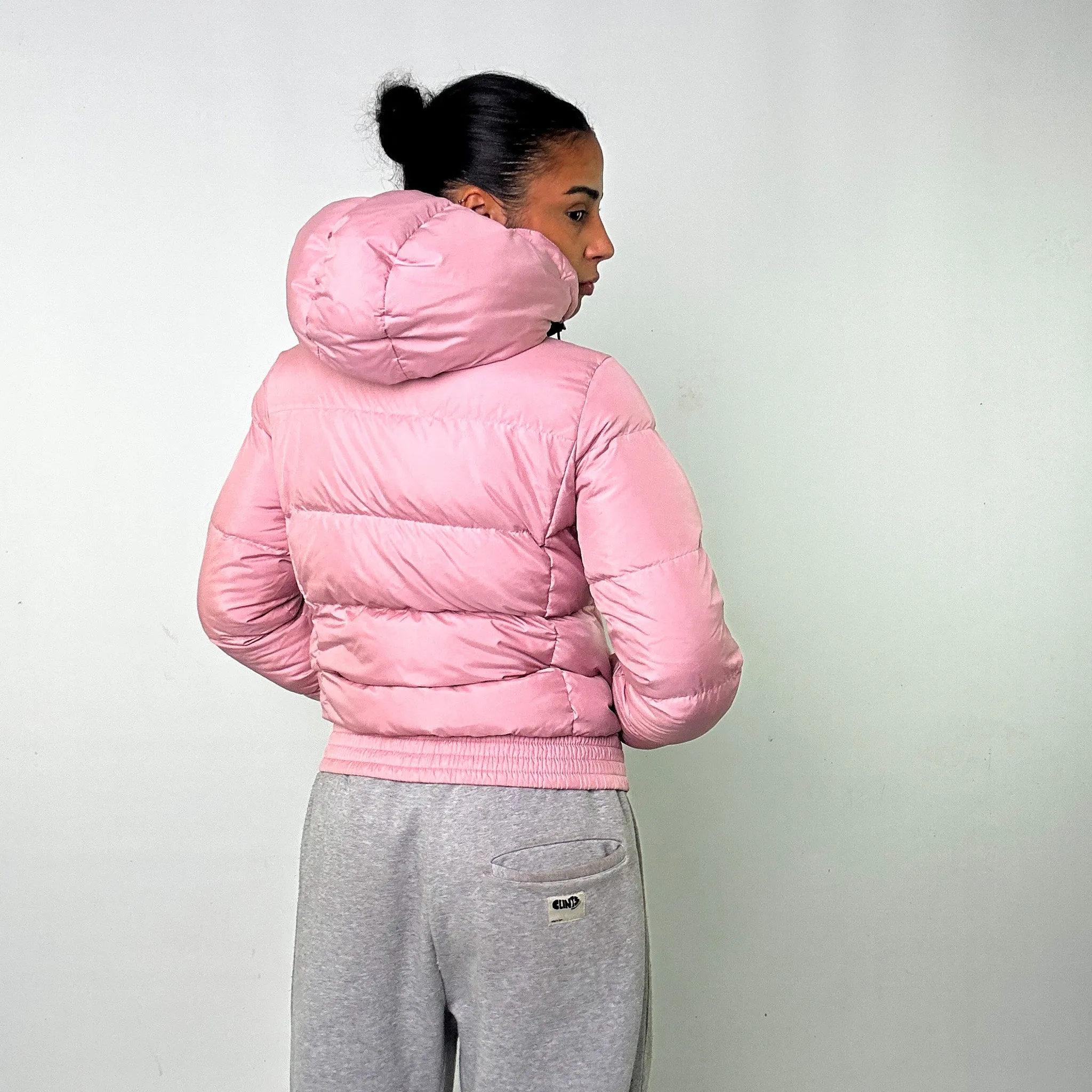 Pink 90s FUBU Puffer Jacket Coat (L)