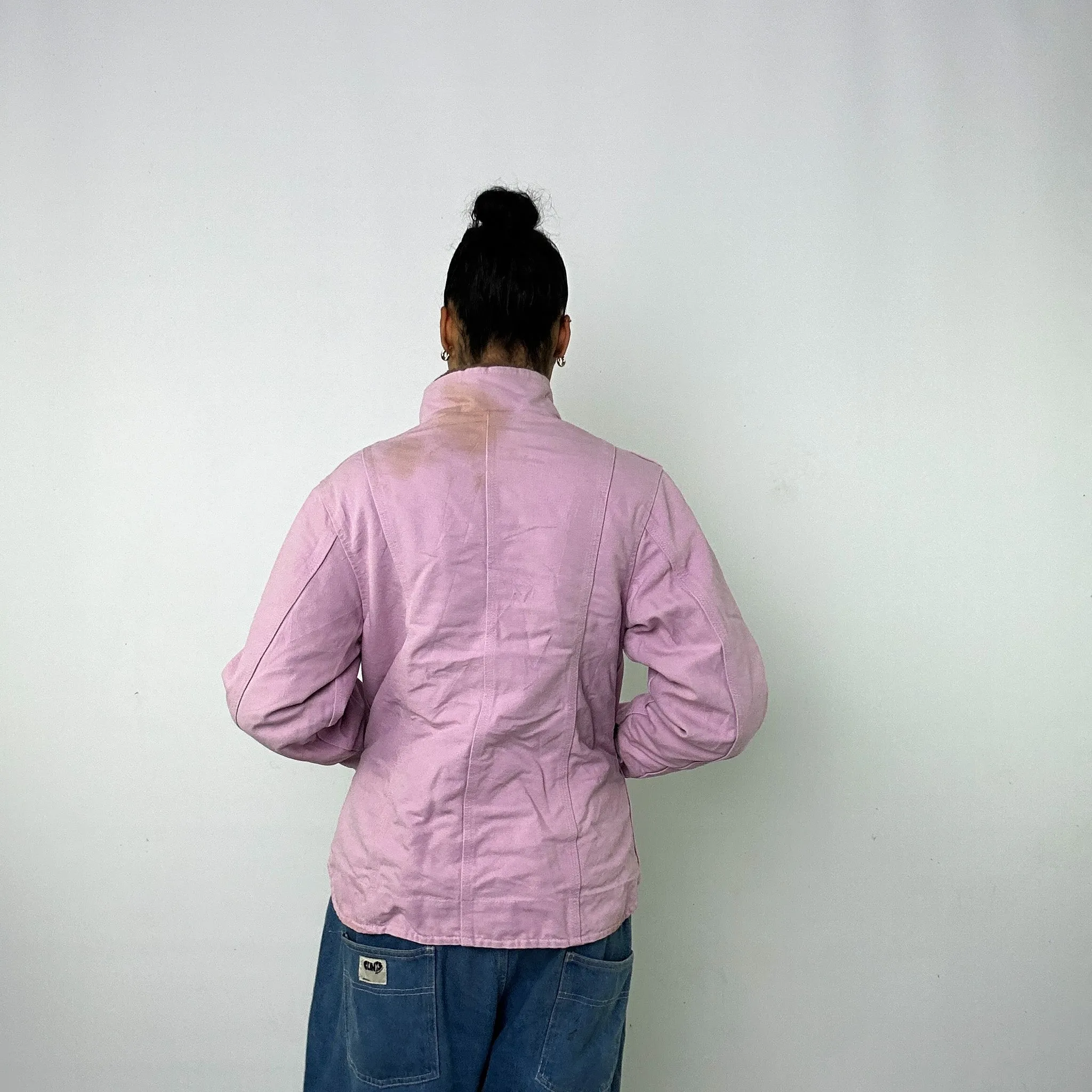 Pink Vintage Carhartt Workwear Jacket Coat (M)