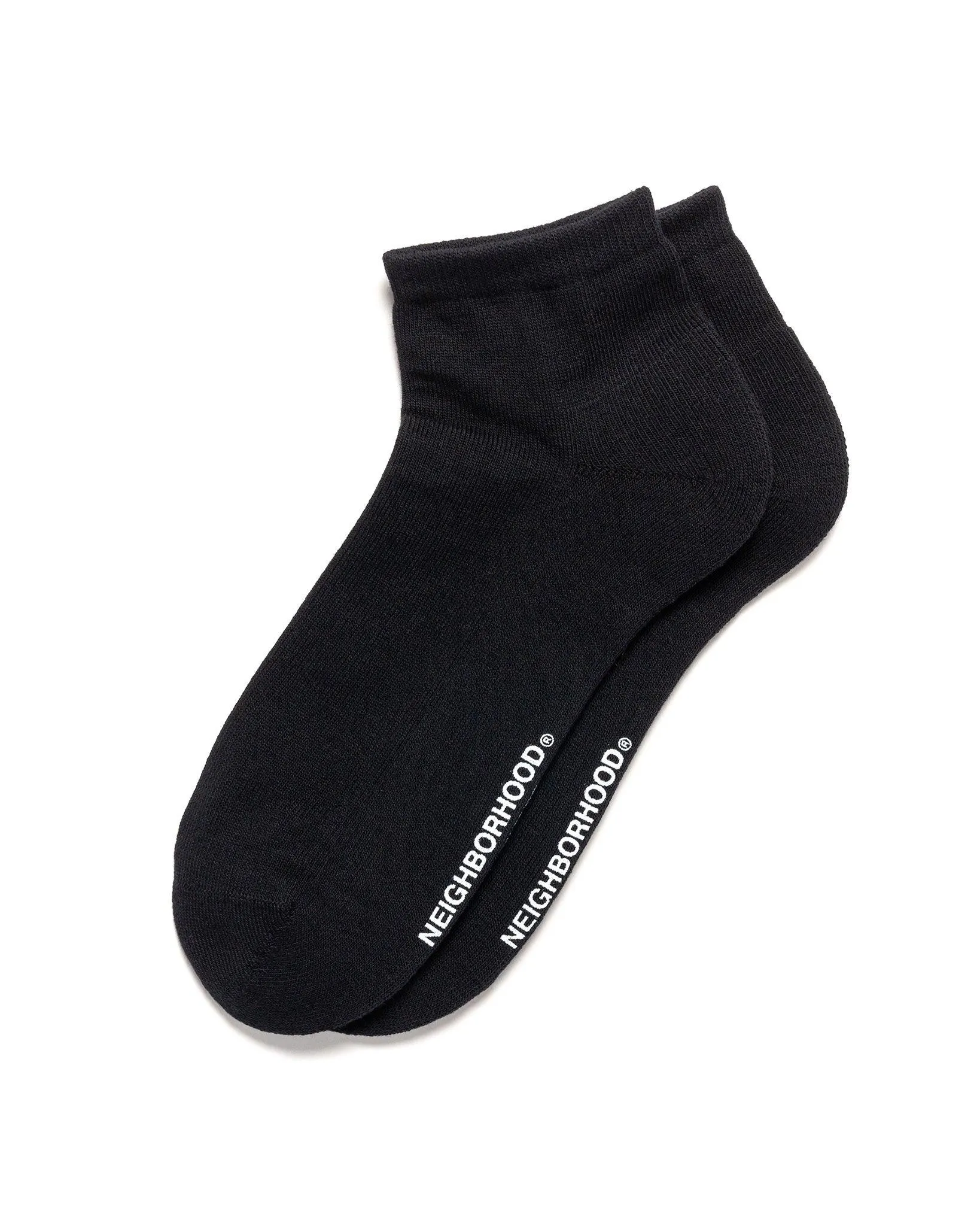 Plain Ankle Socks Black