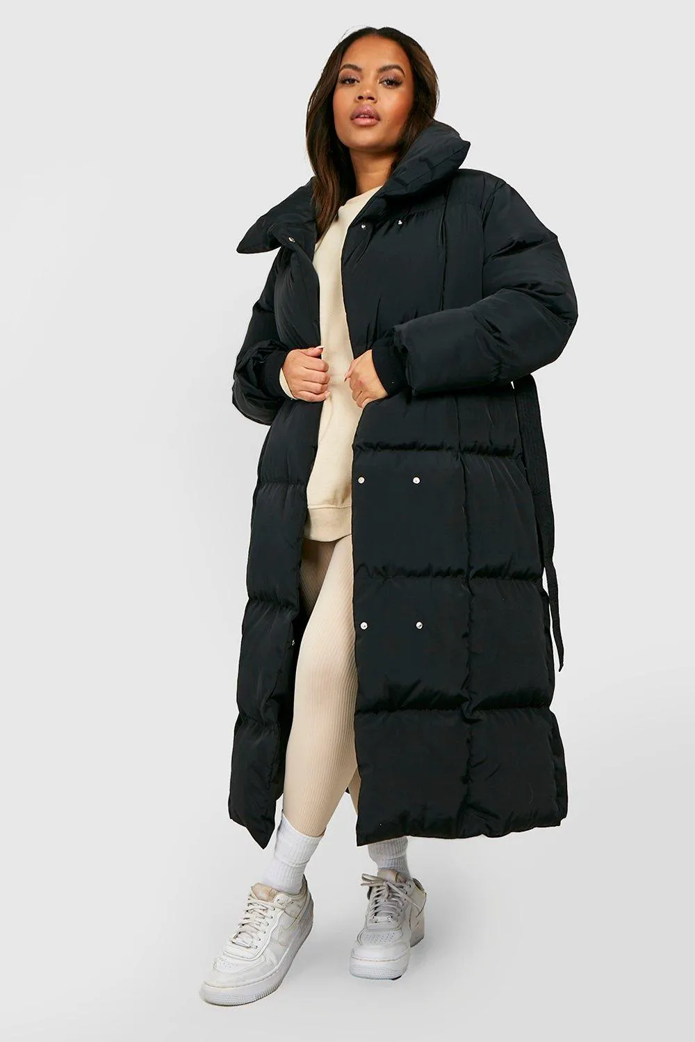 Plus Premium Duvet Puffer Coat