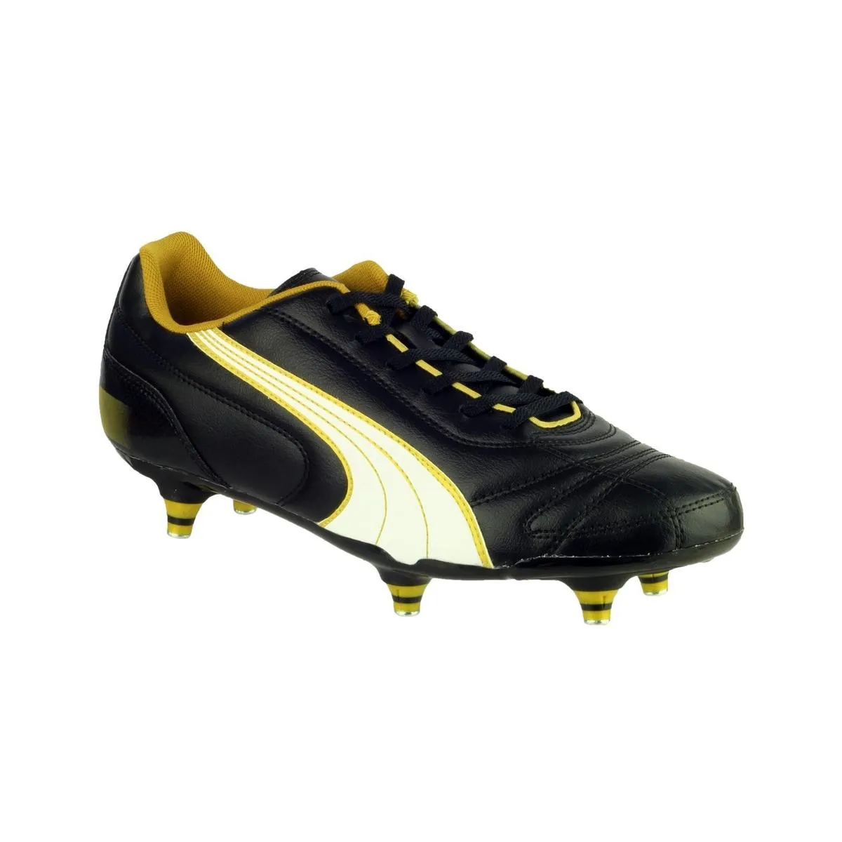 Puma Kratero Screw-in Boot Junior Black/white/gold