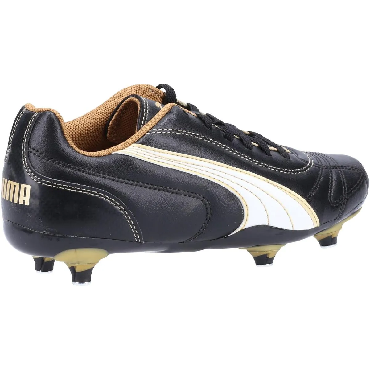 Puma Kratero Screw-in Boot Junior Black/white/gold