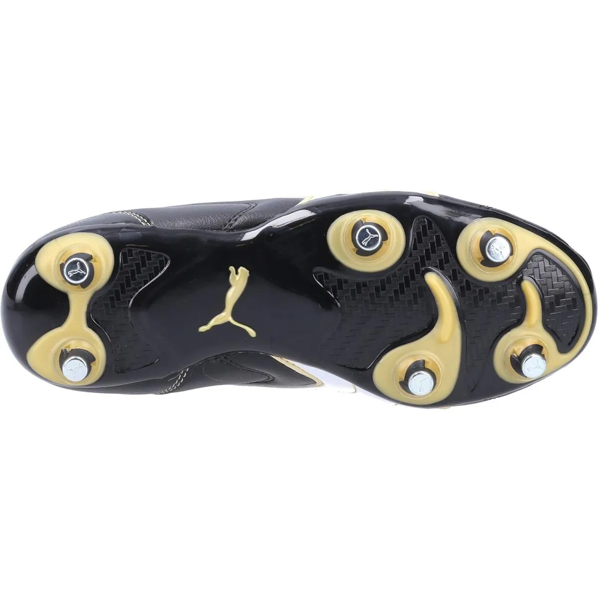 Puma Kratero Screw-in Boot Junior Black/white/gold