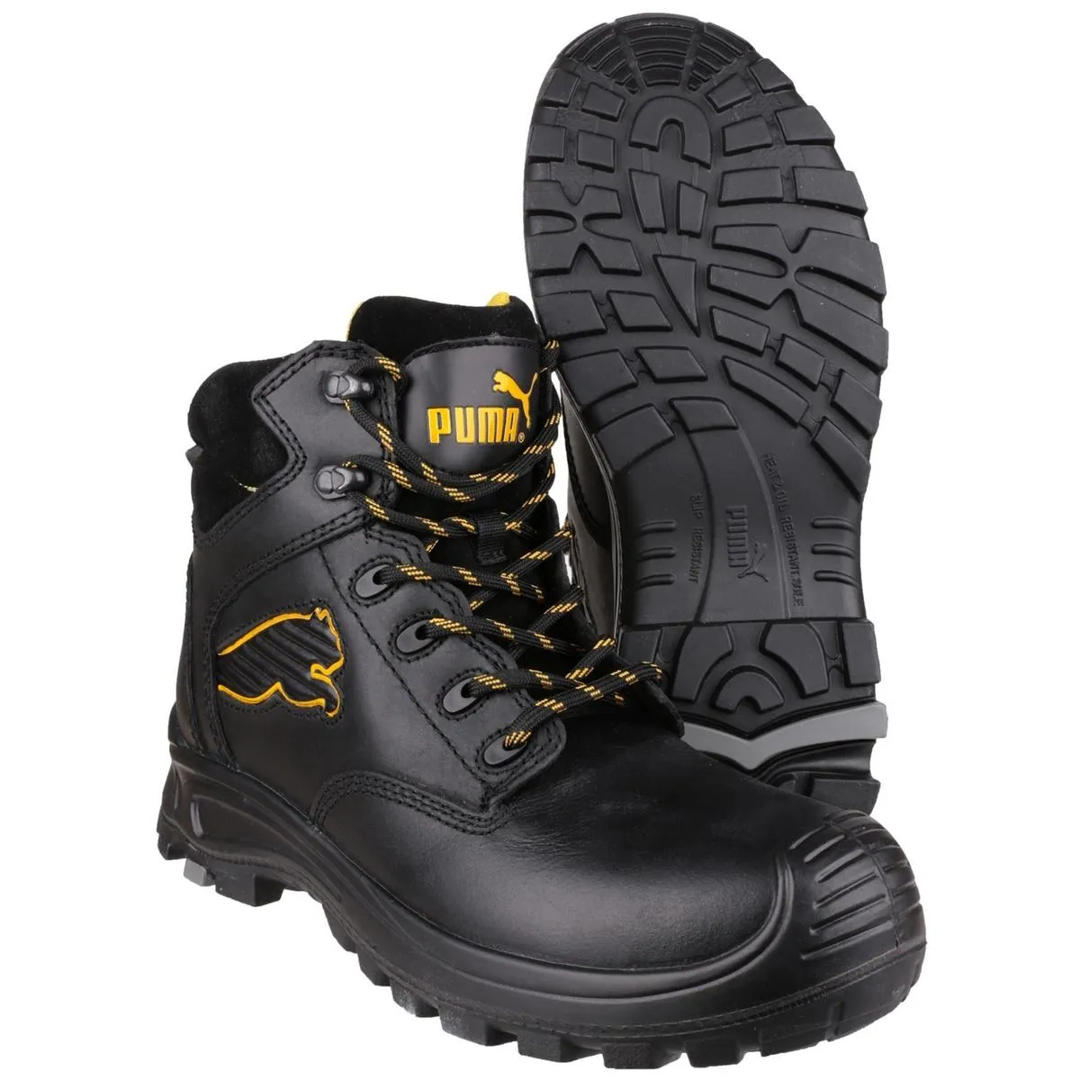 Puma Safety Borneo Mid S3 Safety Boot Black