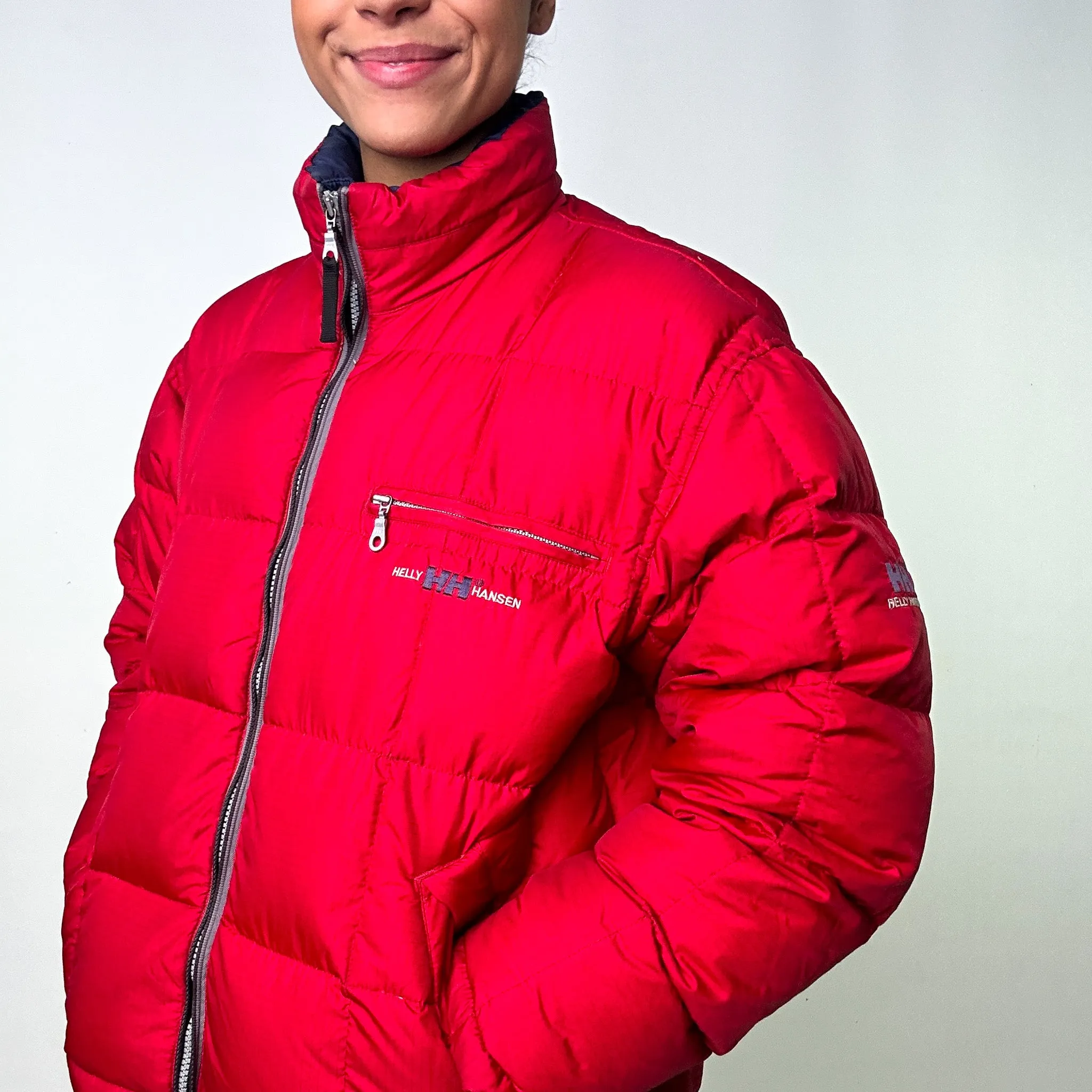 Red 90s Helly Hansen Puffer Jacket Coat (M)