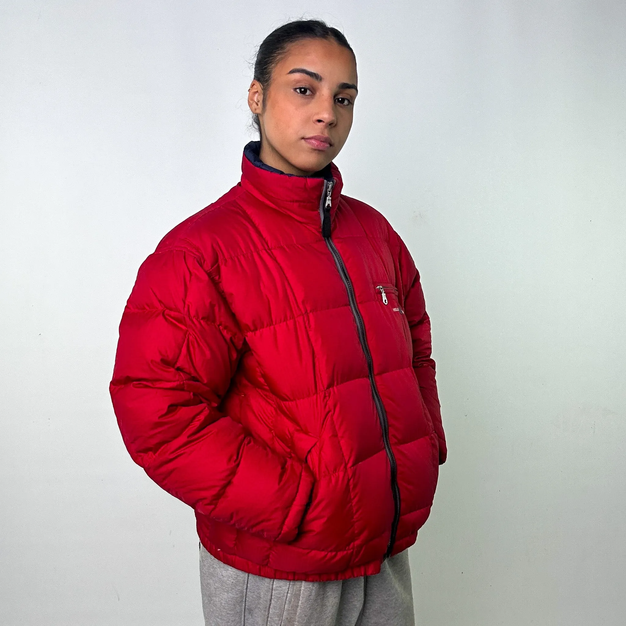 Red 90s Helly Hansen Puffer Jacket Coat (M)