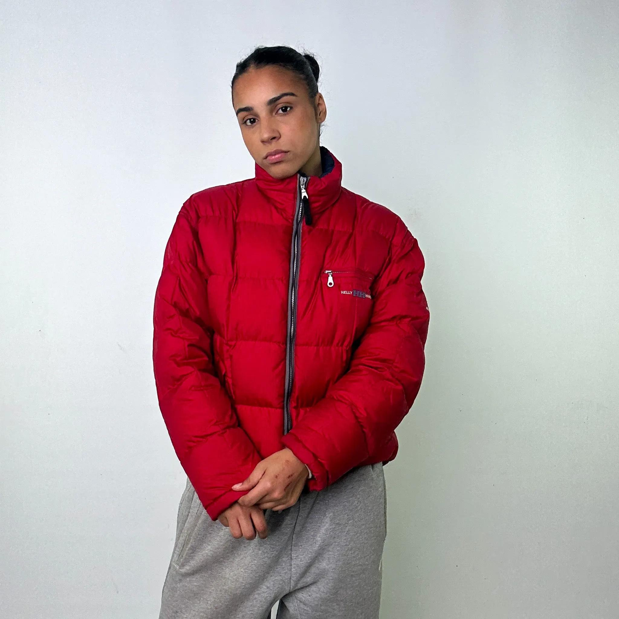 Red 90s Helly Hansen Puffer Jacket Coat (M)