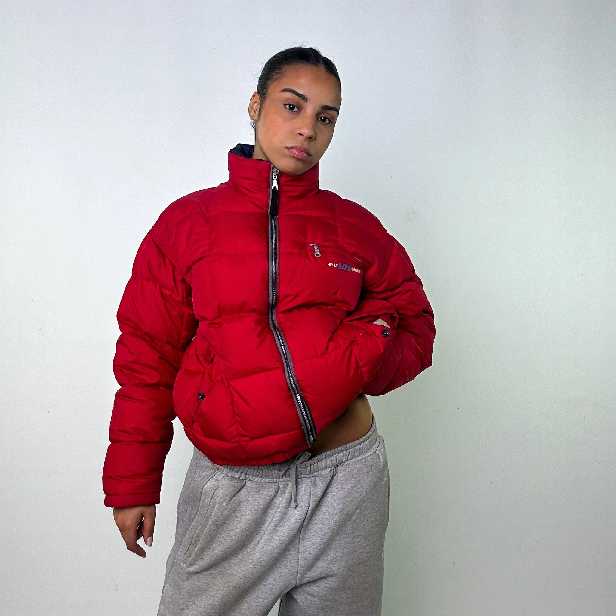 Red 90s Helly Hansen Puffer Jacket Coat (M)