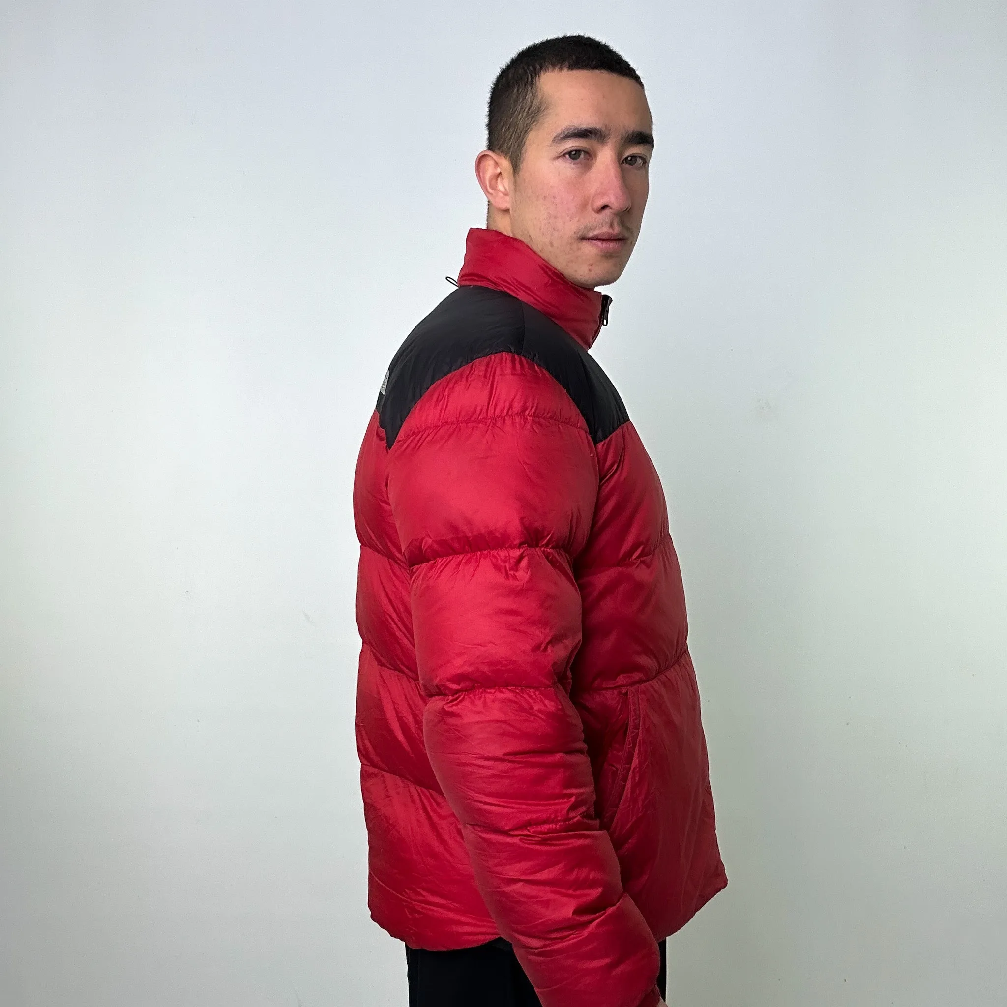 Red y2ks The North Face 700 Series Puffer Jacket Coat (XL)