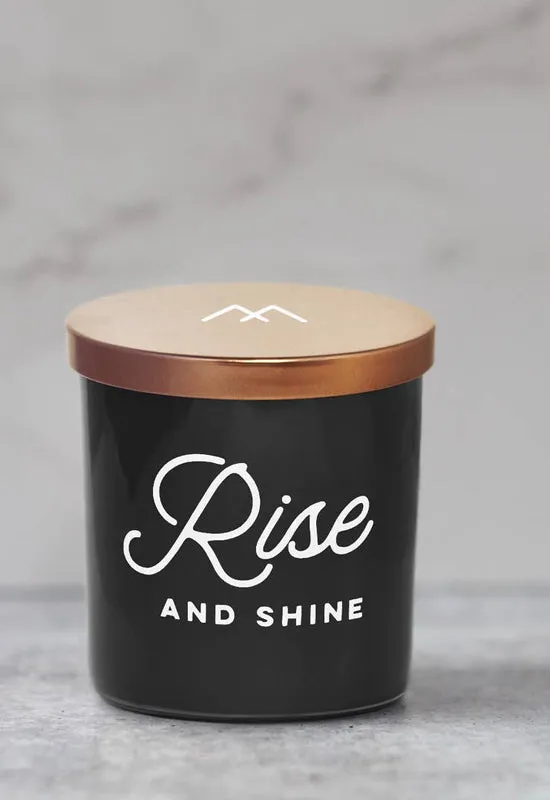 Rise and Shine Soy Candle by Monterra Candles - Black Copper