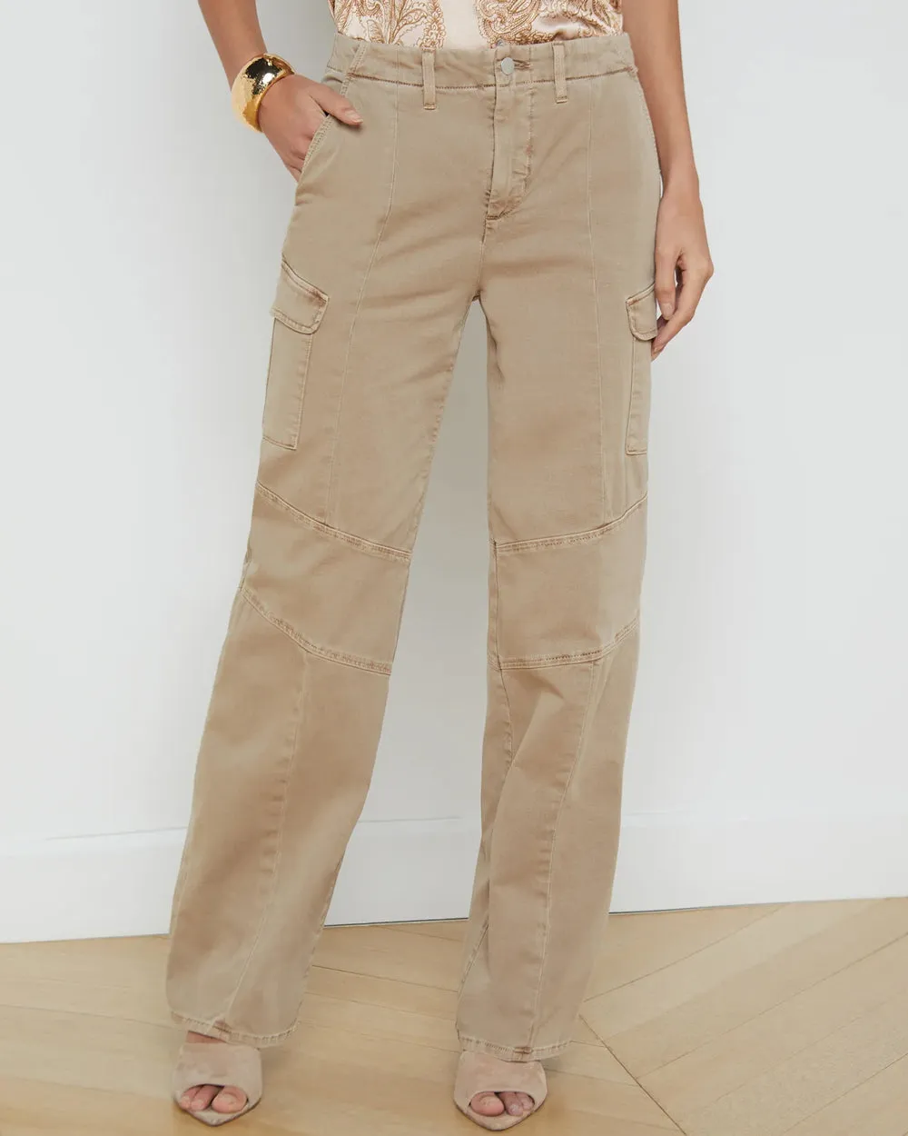 Rye High Rise Brooklyn Wide Leg Cargo Pant