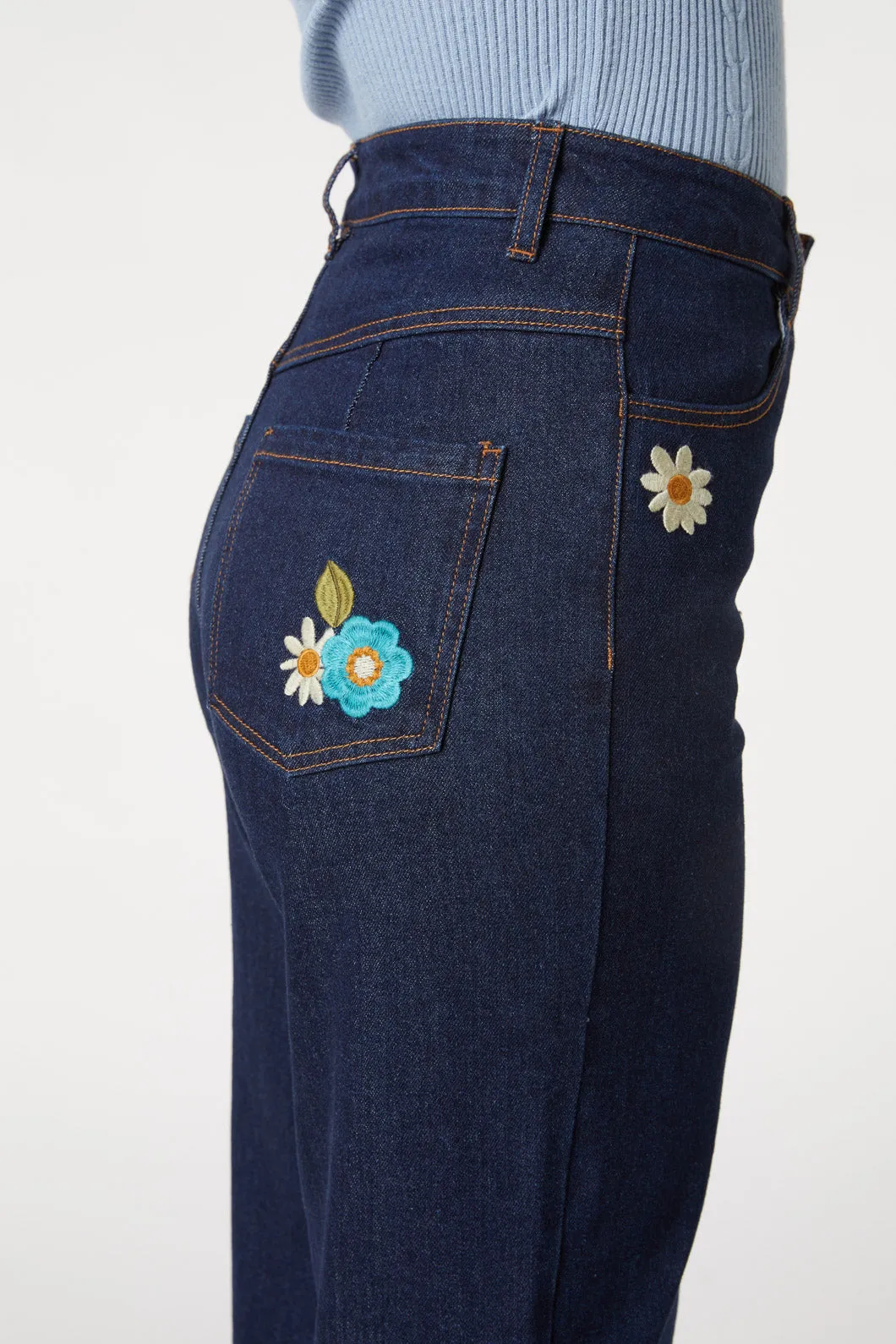 Sally Embroidered Jean