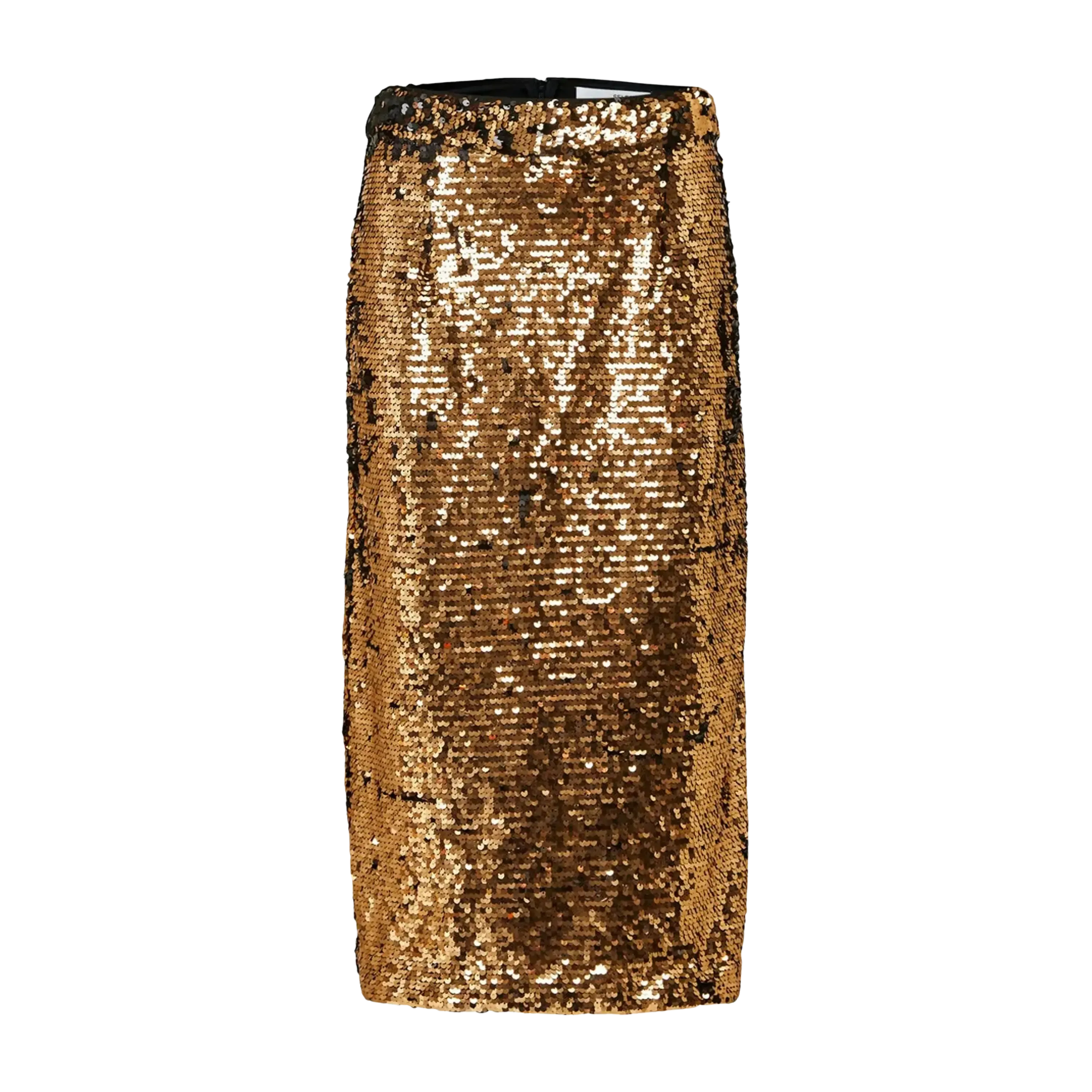 Selected Femme Sequin Slit Skirt