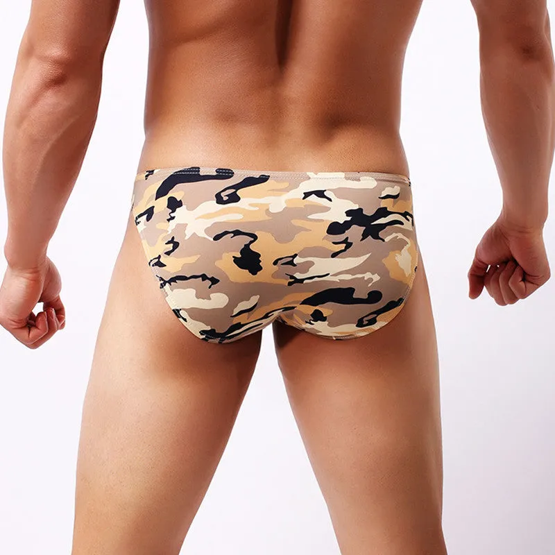 Sexy Camouflage Printed Bikini Comfortable Underwear for Men