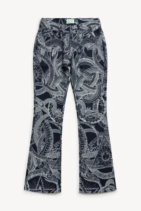 Snake Jacquard Milou Jean