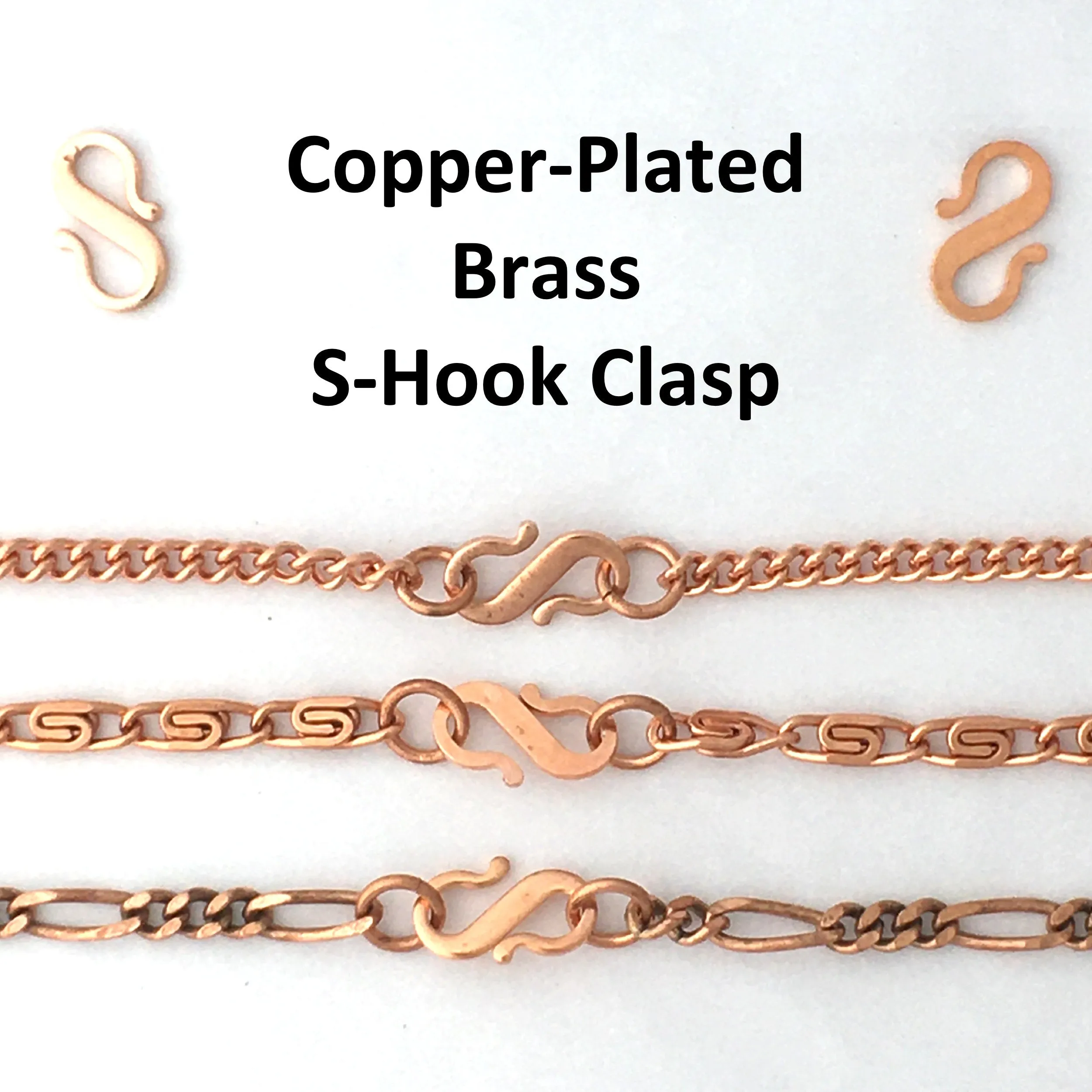 Solid Copper Ankle Bracelet Medium Cuban Curb Chain Anklet AC72 Adjustable Solid Copper Ankle Chain