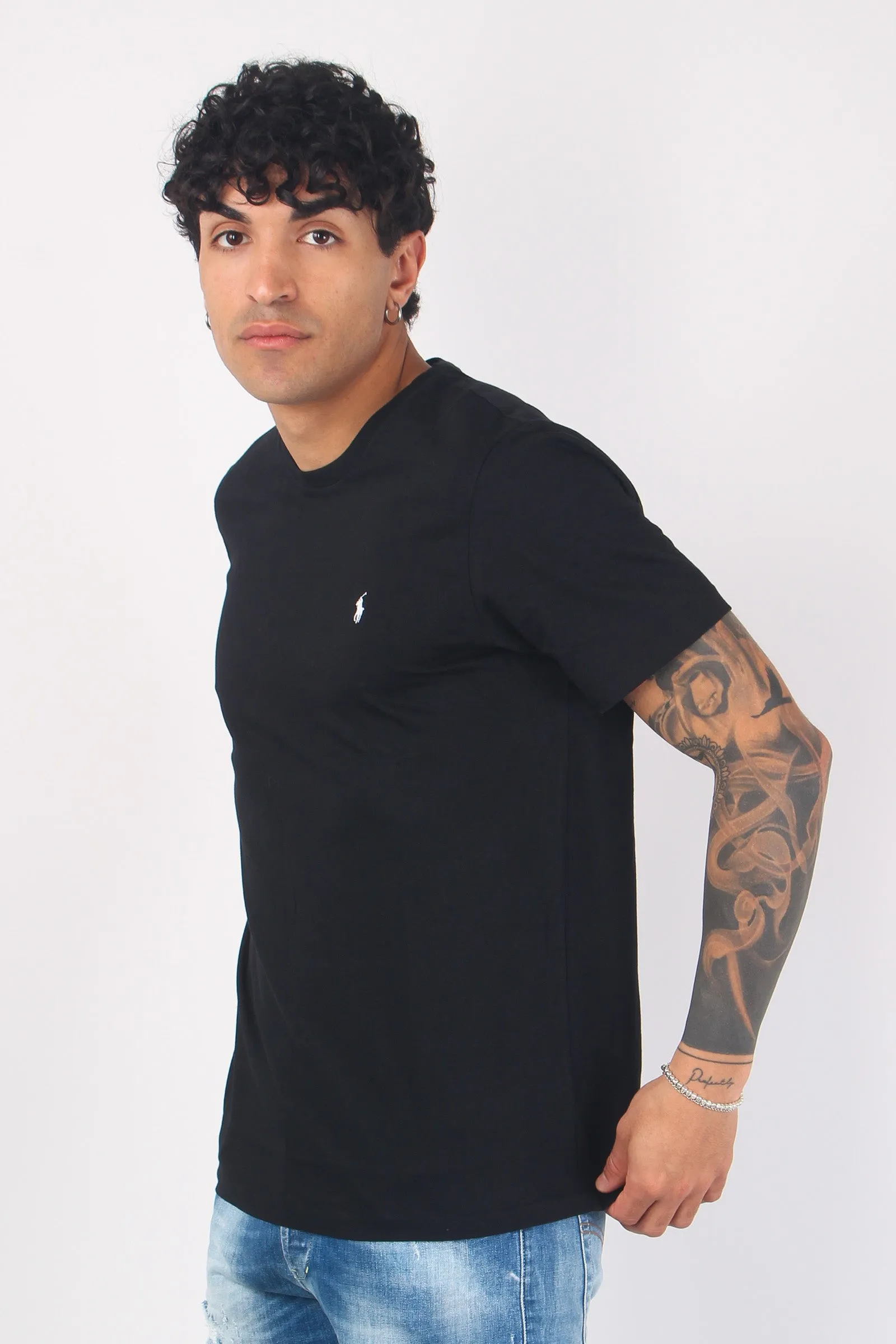 T-shirt Underwear Logo Black