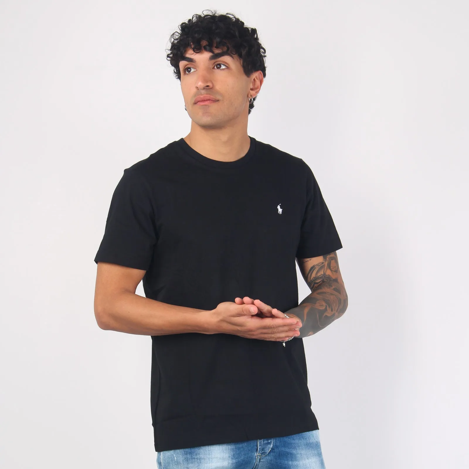 T-shirt Underwear Logo Black