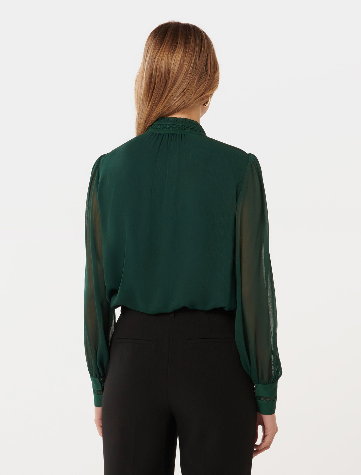 Taffy Trim Insert Blouse