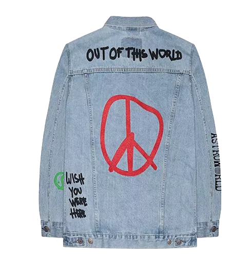 Travis Scott Astroworld Levis Denim Jacket