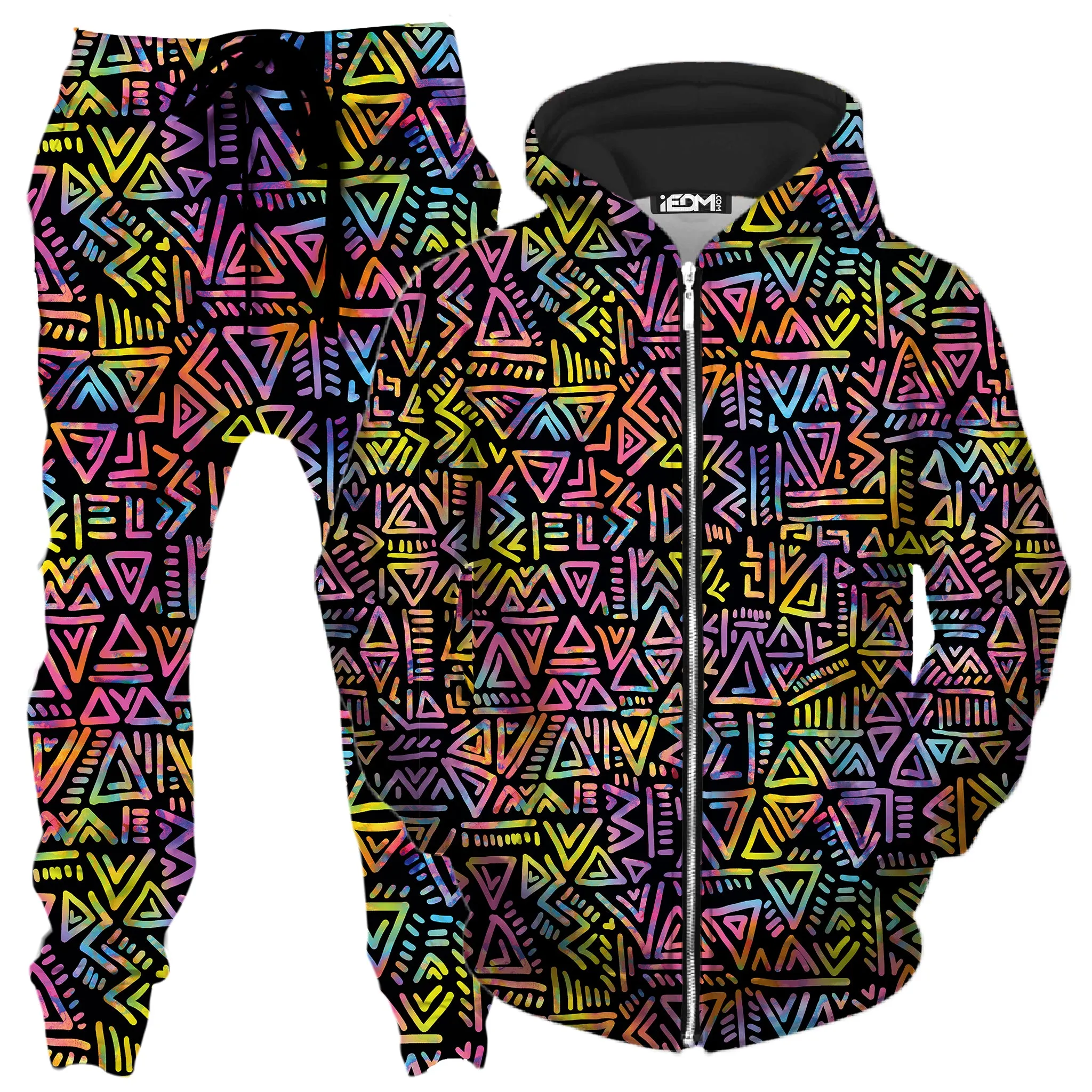 Tribe Vibe Zip-Up Hoodie and Joggers Combo