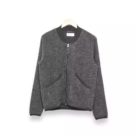 Universal Works Zip Bomber 29735 Wool Fleece grey marl